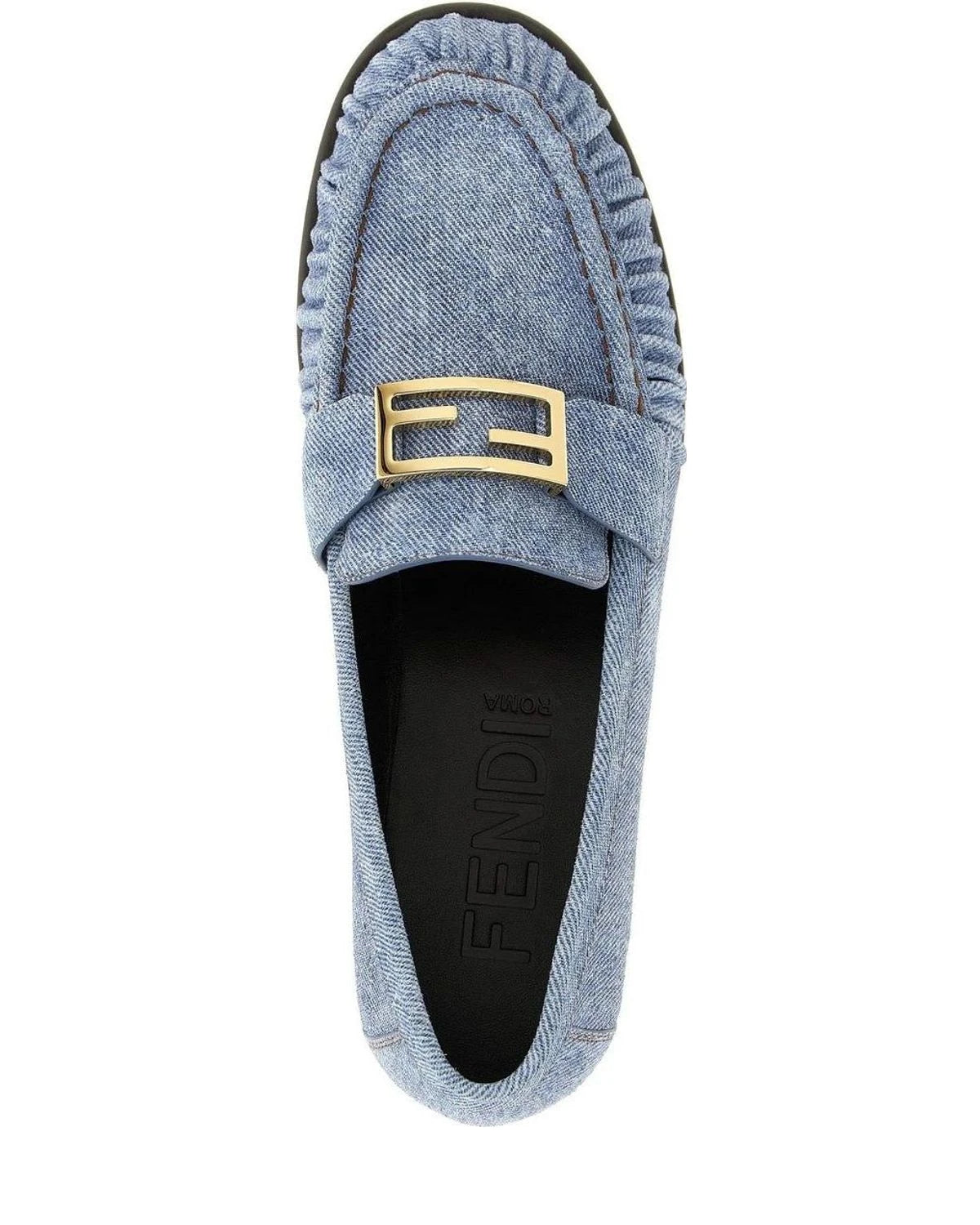 Fendi Flats in blue — view 4