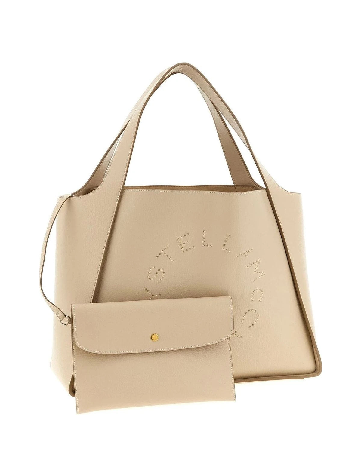 Stella McCartney Tote Bag in beige, Polyamide — view 3