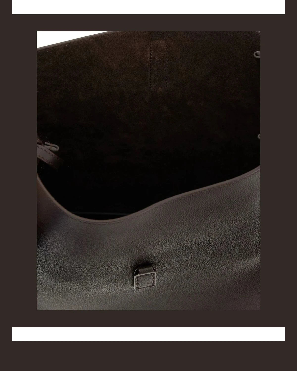 Saint Laurent Shoulder Bag in brown, Calfskin Leather — view 4