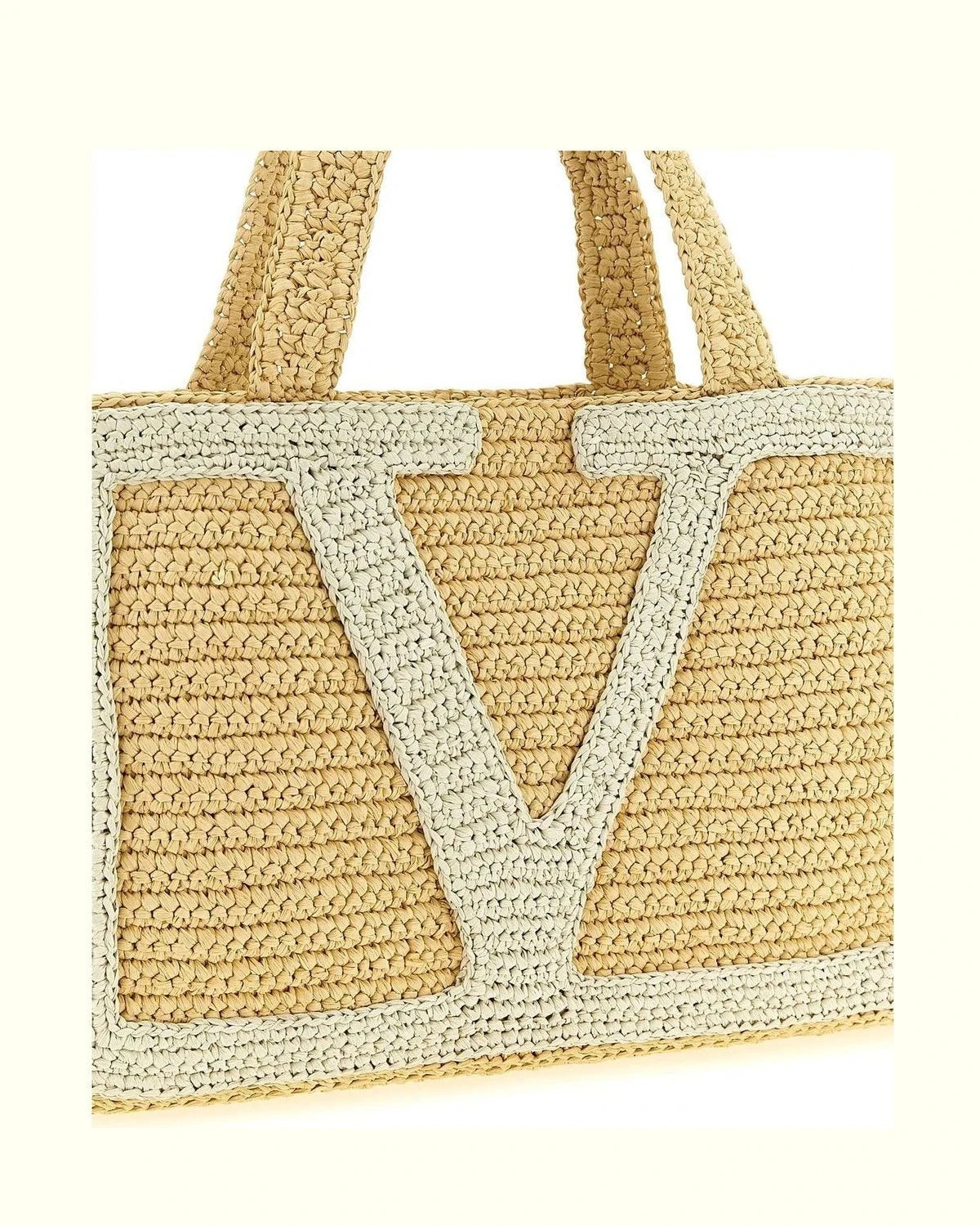 Valentino Garavani Beach Bag in white, Viscose — view 3