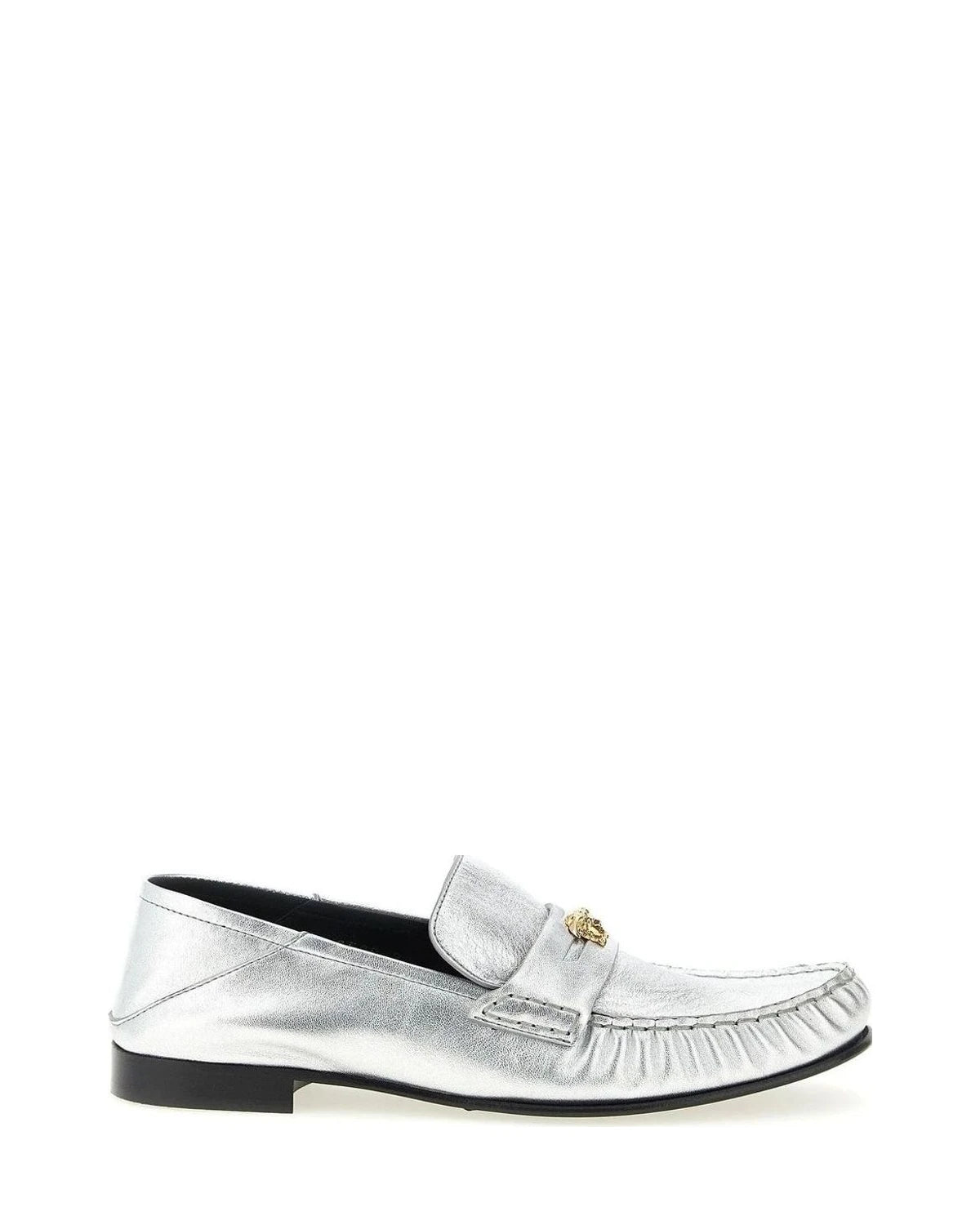 Versace Flats in silver