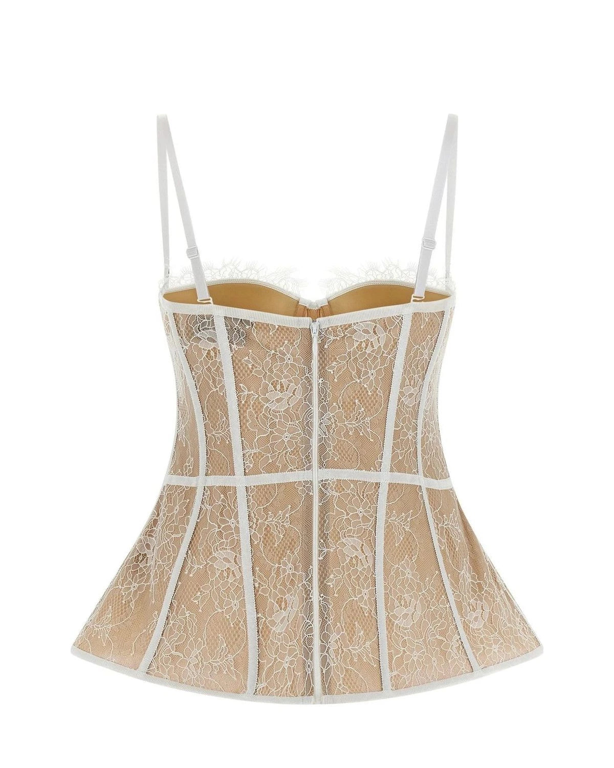 Giuseppe Di Morabito Corset Top in white, Polyamide — view 2