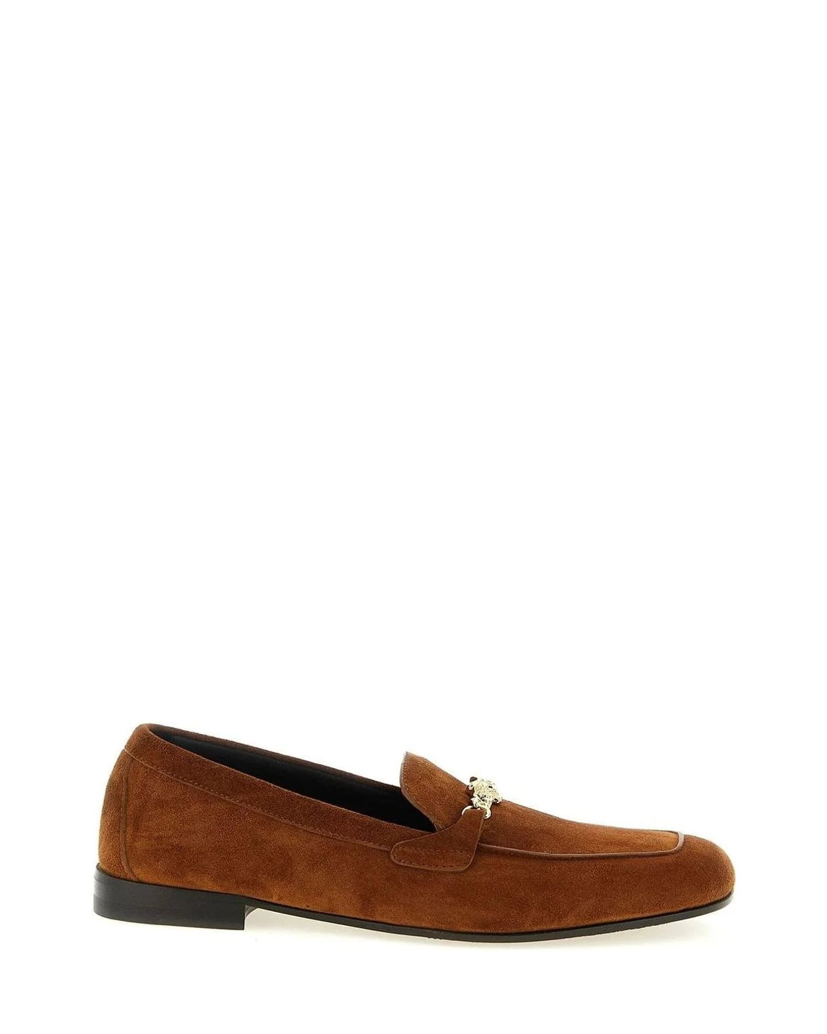 Versace Loafers in brown, Calfskin Leather