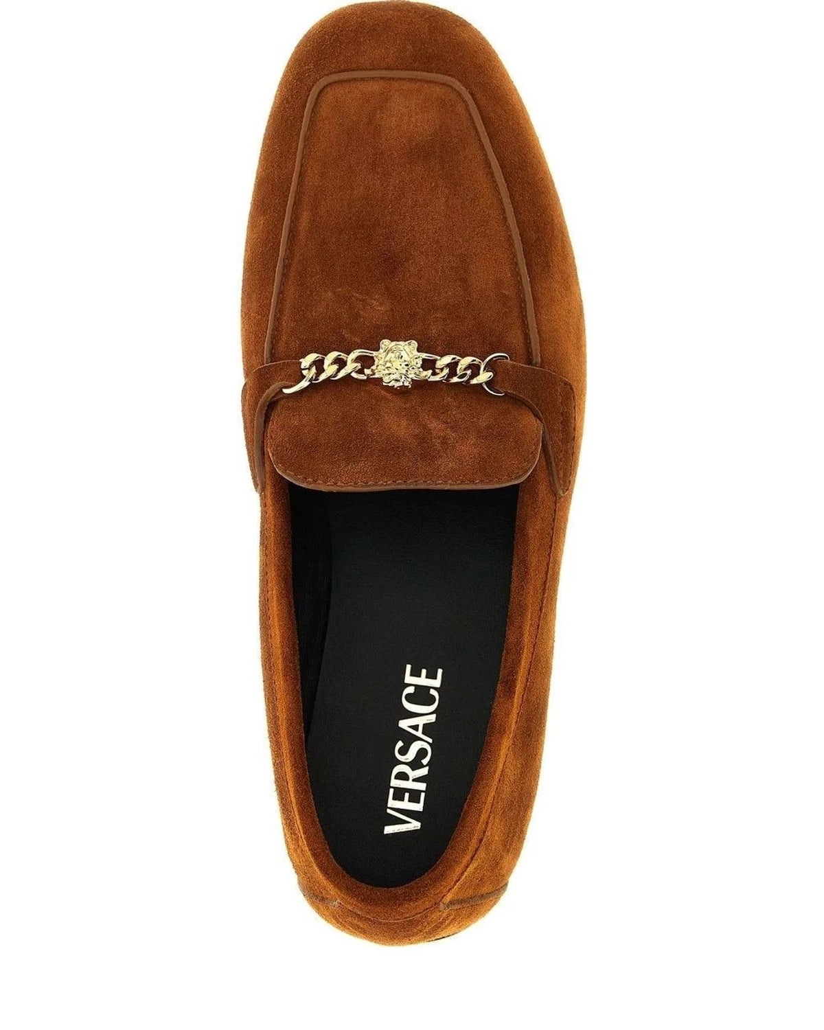 Versace Loafers in brown, Calfskin Leather — view 4