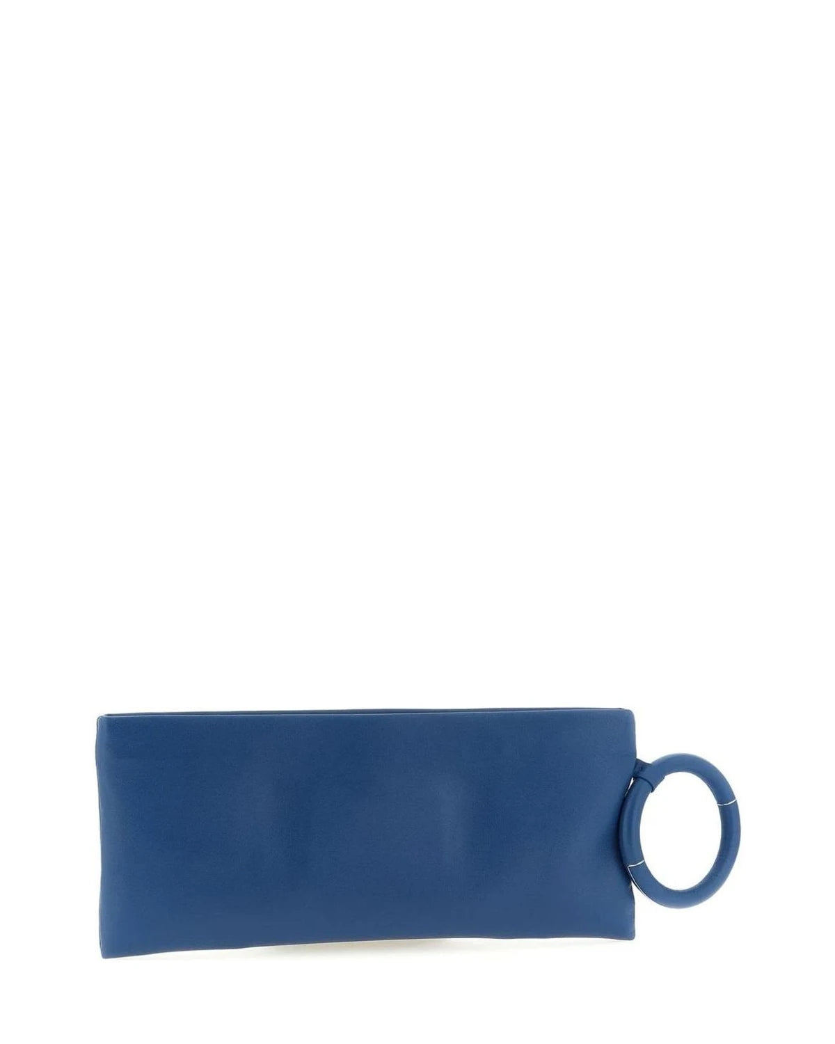 Tom Ford Clutch Bag in blue, Sheepskin Leather — view 2