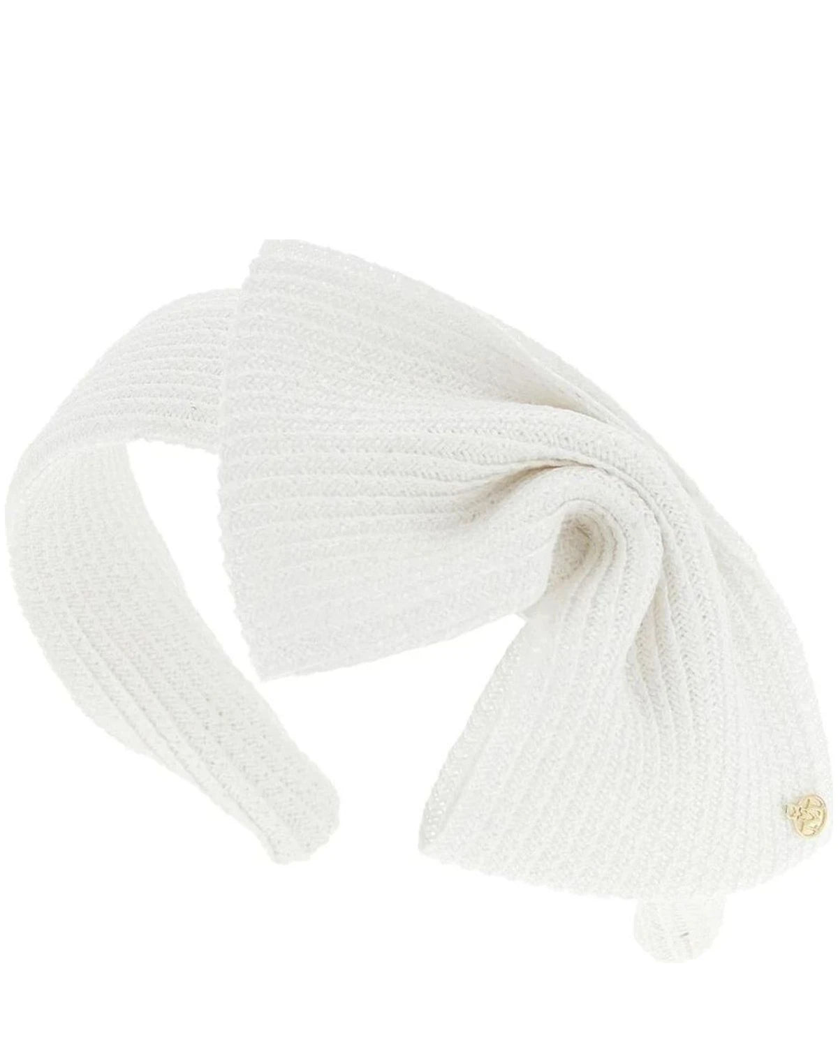 Maison Michel Headband in white โ view 2