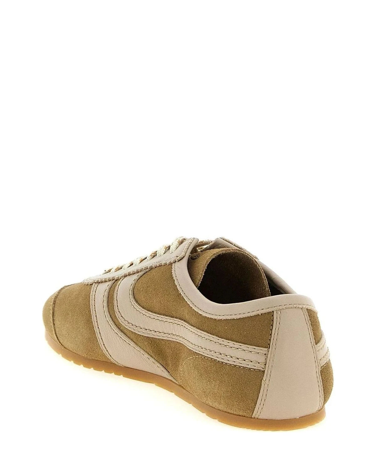 Dries Van Noten Sneakers in beige, Calfskin Leather — view 3