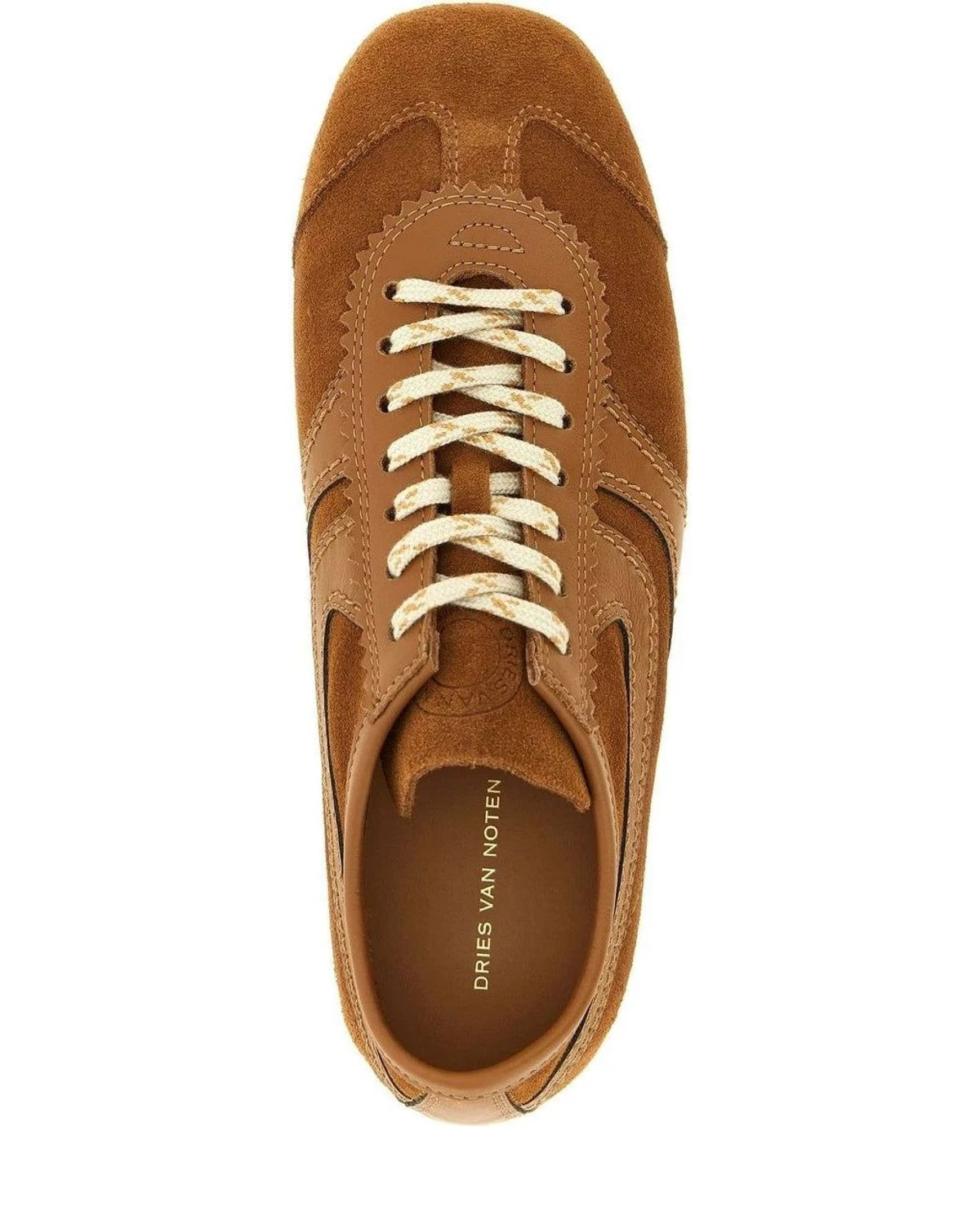 Dries Van Noten Sneakers in brown, Calfskin Leather โ view 4