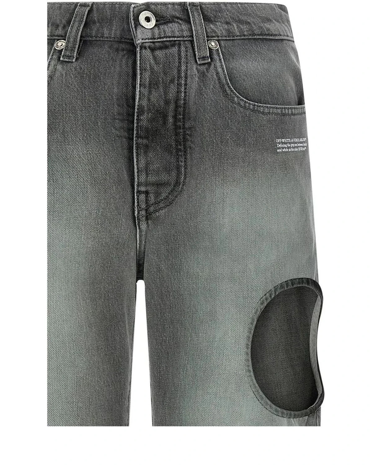Off-White Jean in gray — view 3