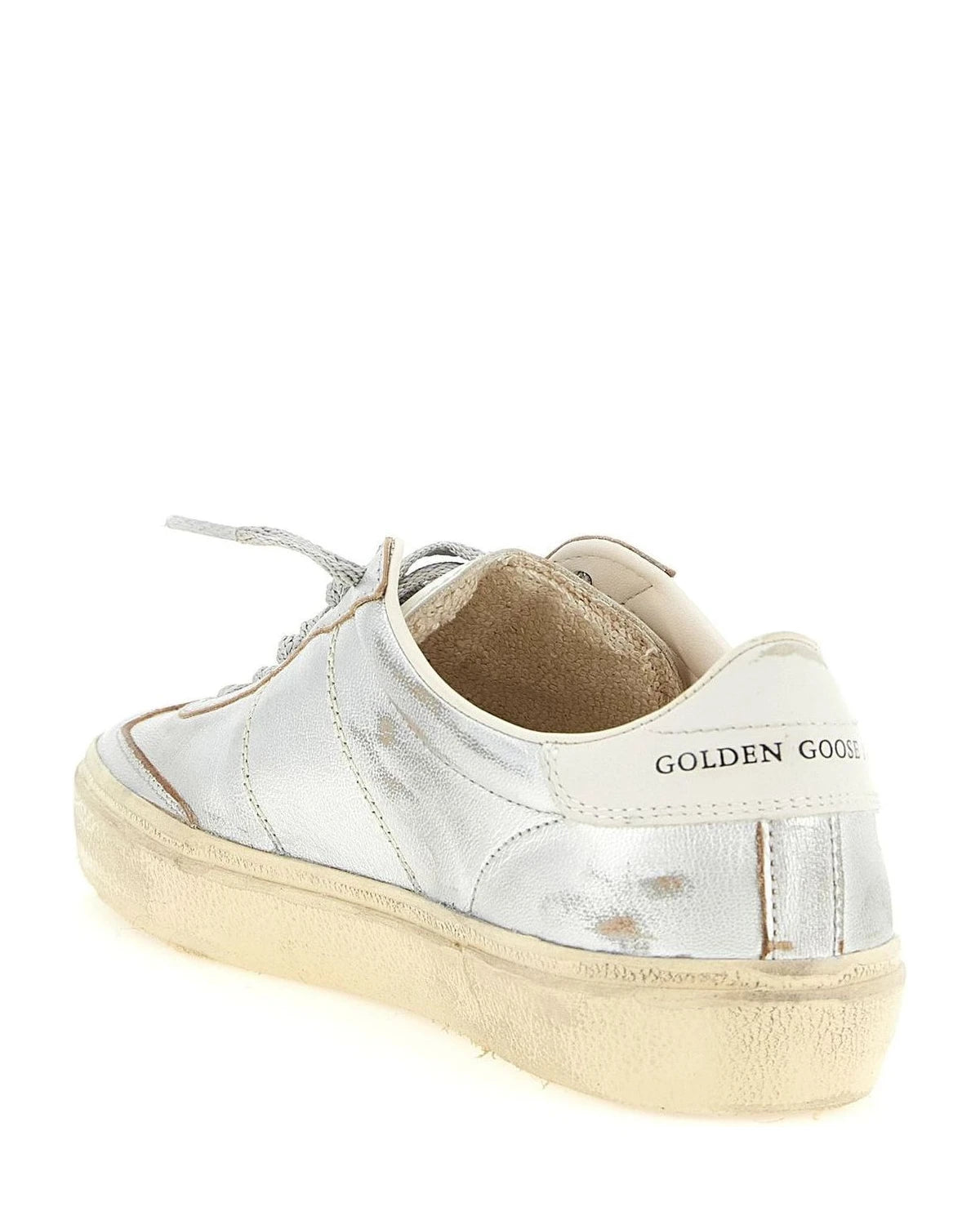 Golden Goose Sneakers in silver, Cow Leather — view 3