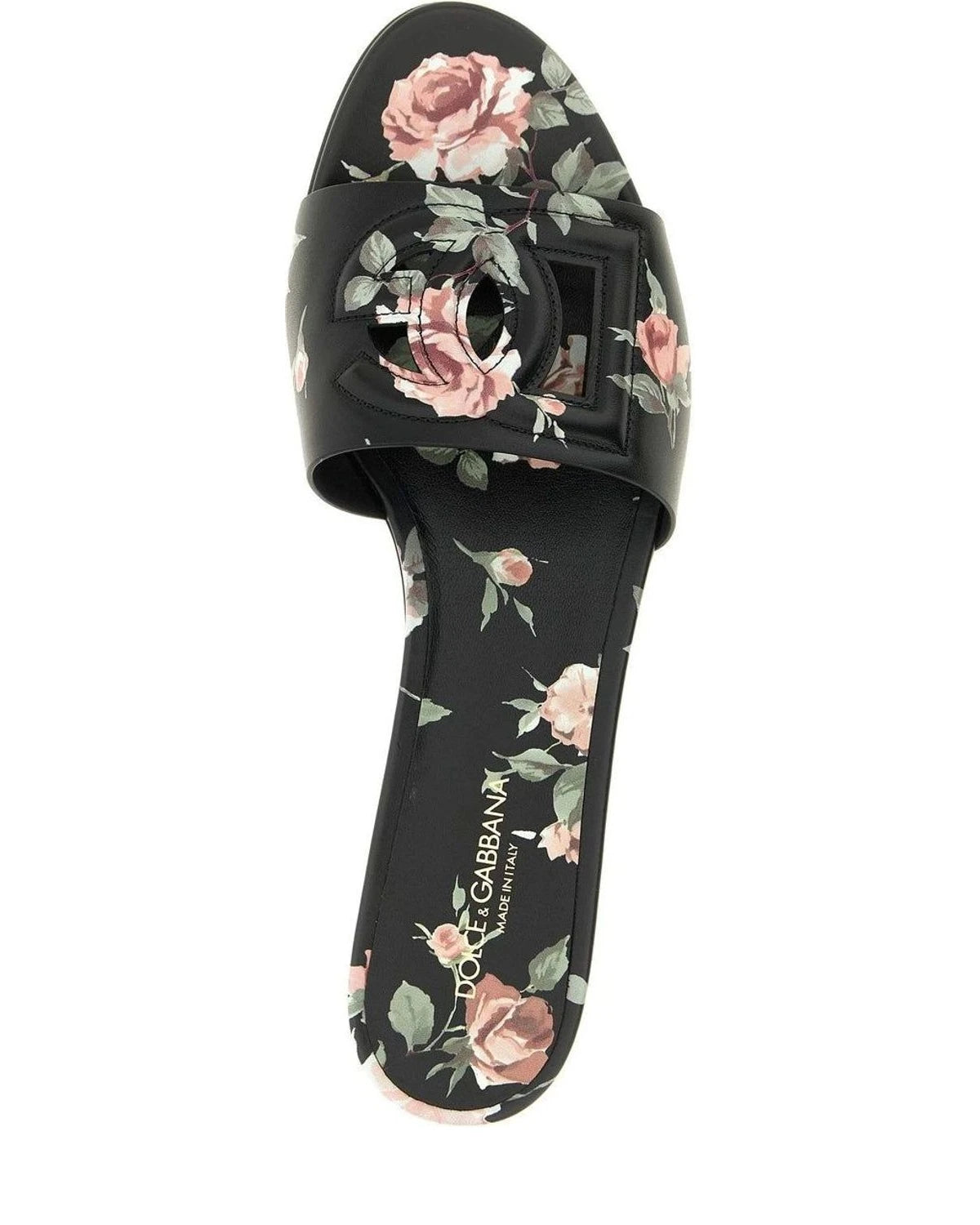 Dolce & Gabbana Sandals in black, Calfskin Leather — view 4