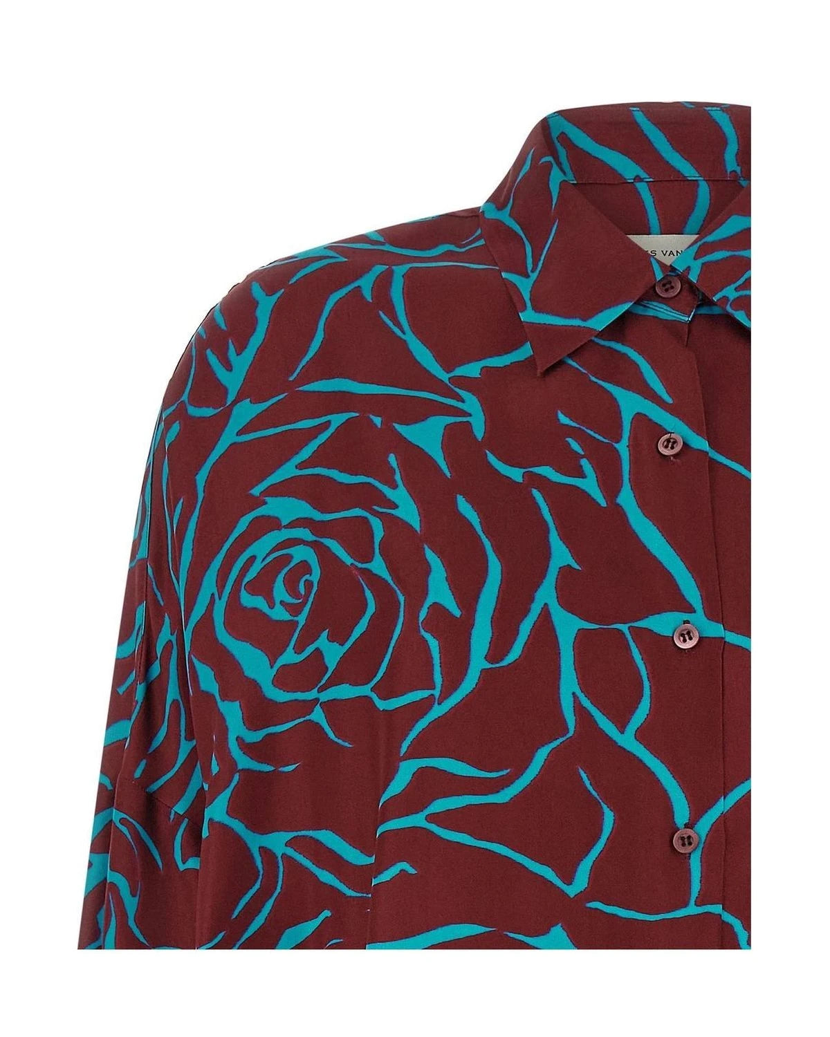 Dries Van Noten Blouse in red, Viscose โ view 3