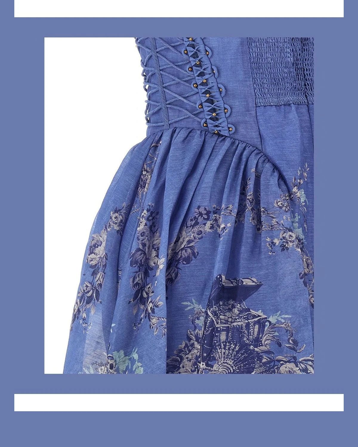 Zimmermann Dresse in blue, Linen — view 4