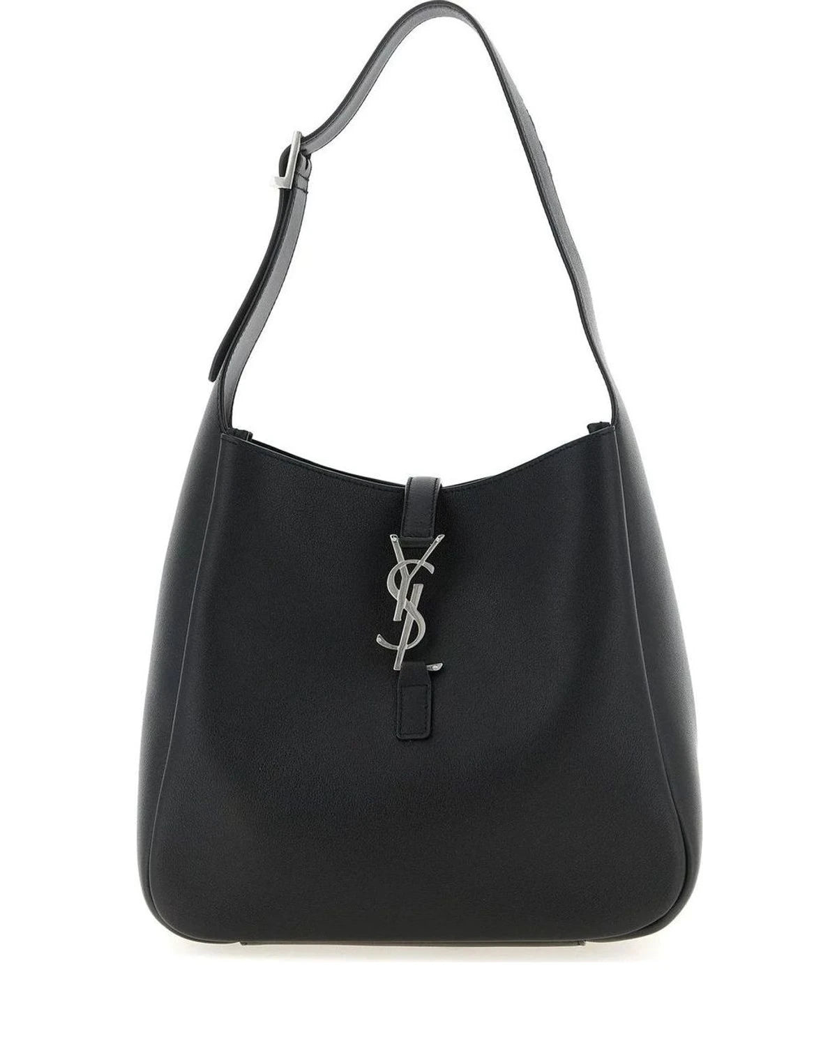 Saint Laurent Shoulder Bag in black, Calfskin Leather