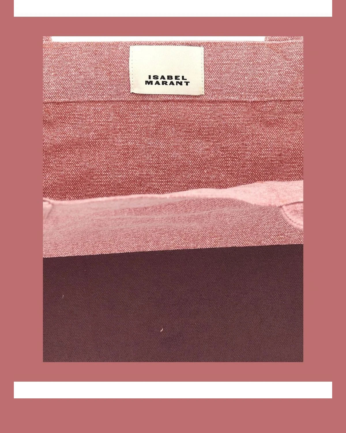 Isabel Marant Tote Bag in pink, Cotton — view 4