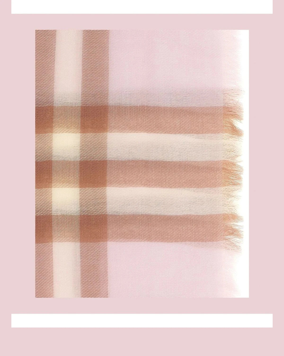 Burberry Scarves & Shawl in pink, Wool — view 2