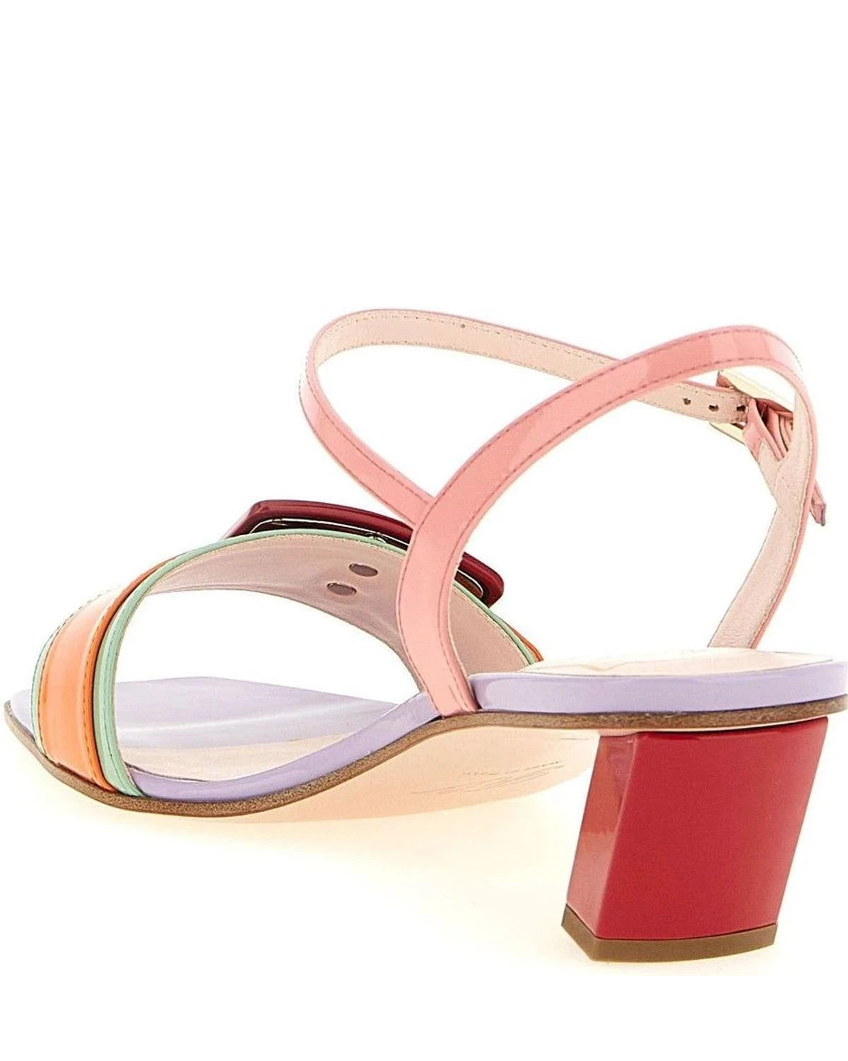 Roger Vivier Sandals in multicolor, Calfskin Leather β view 3