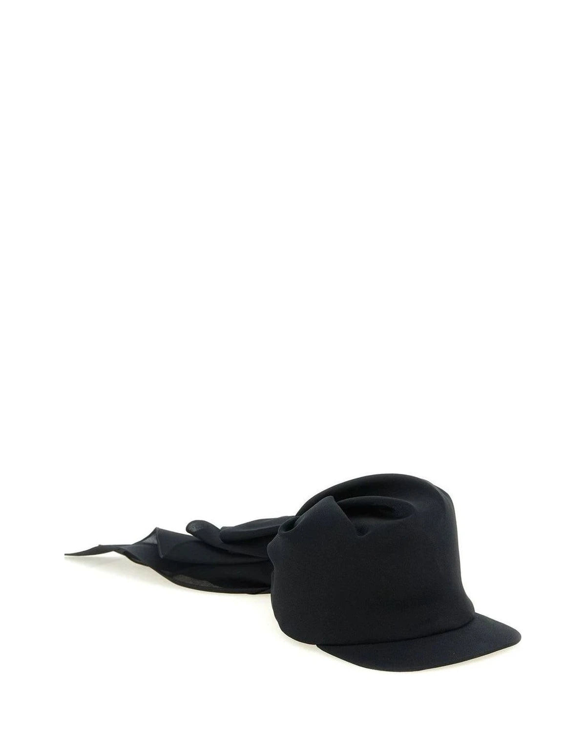 Balenciaga Baseball Cap in black, Silk — view 2