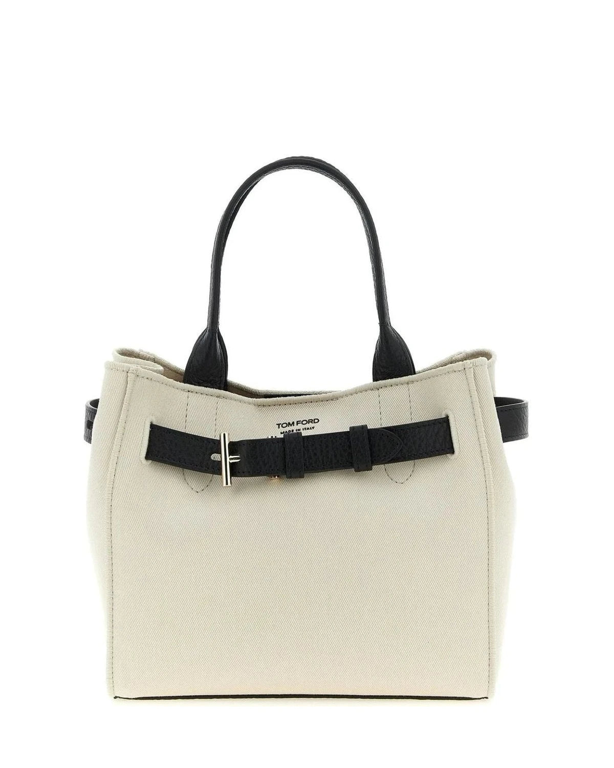 Tom Ford Satchel Bag in beige, Cotton