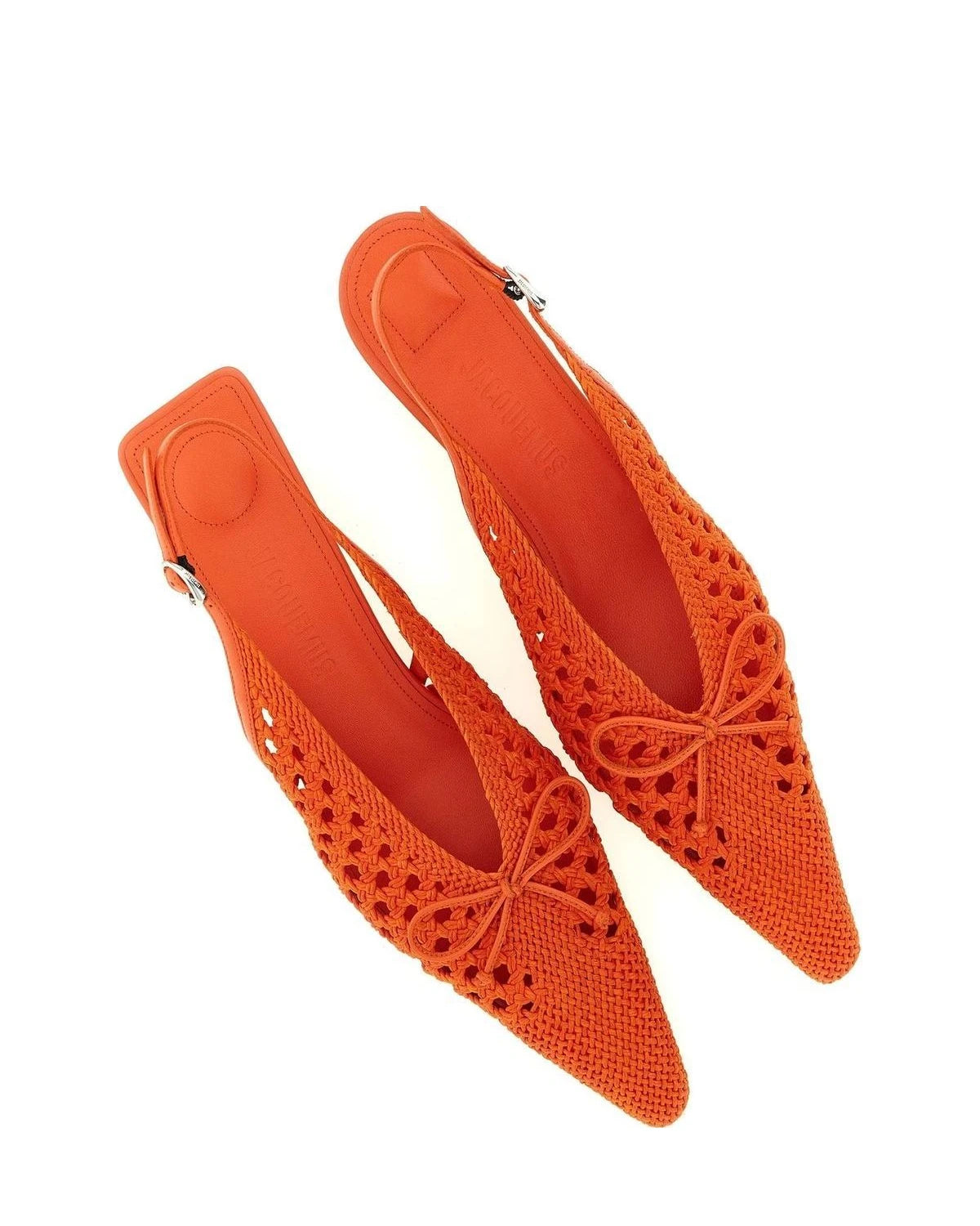Jacquemus Pumps in orange, Polyester — view 2