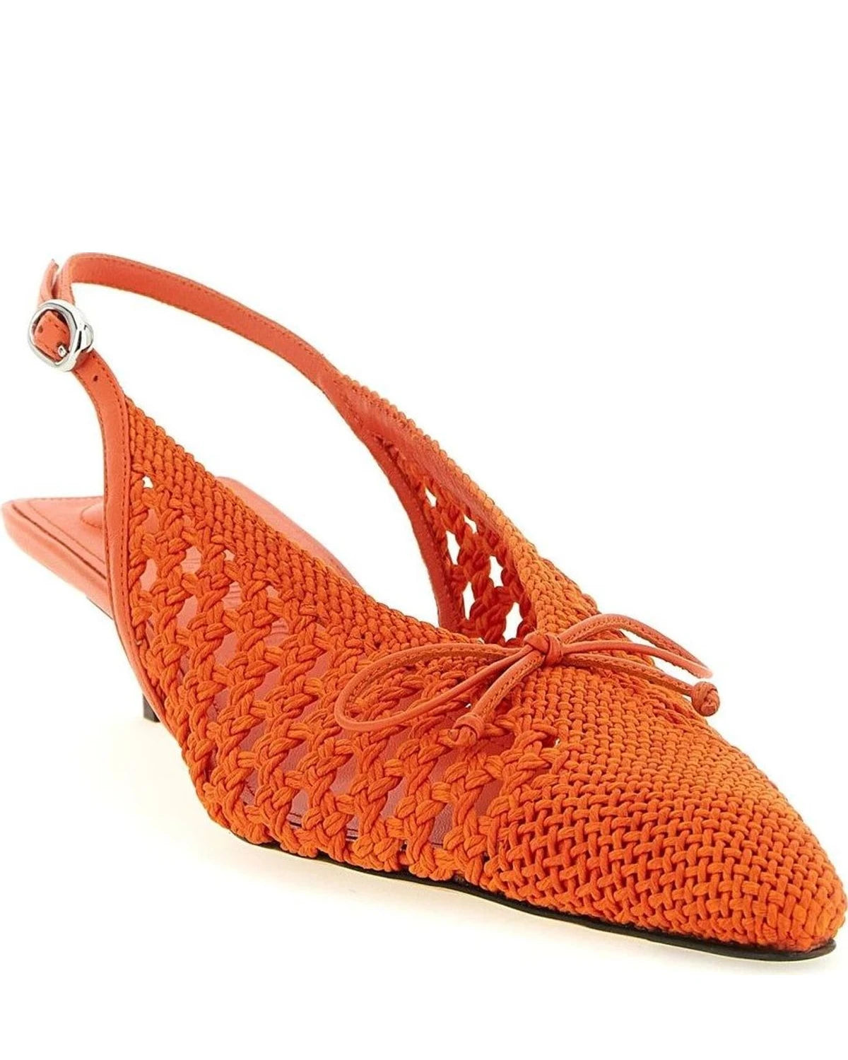 Jacquemus Pumps in orange, Polyester — view 3