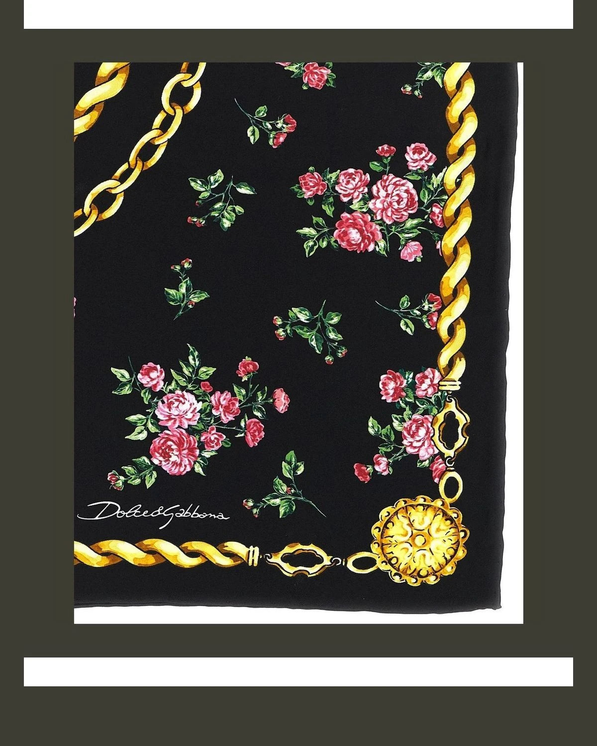 Dolce & Gabbana Scarves & Shawl in black, Silk — view 2