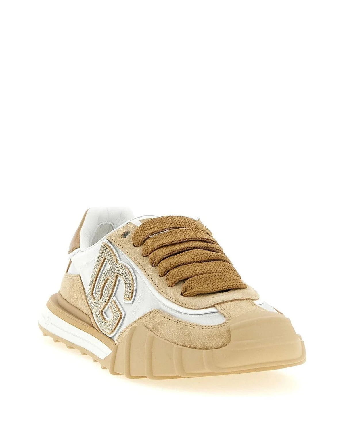 Dolce & Gabbana Athletic Shoes in beige, Calf Leather — view 2