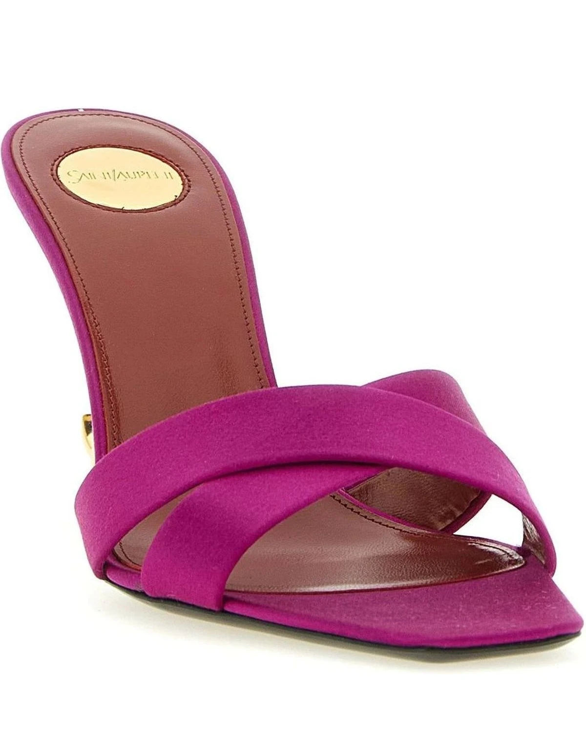 Saint Laurent Sandals in pink, Viscose — view 2