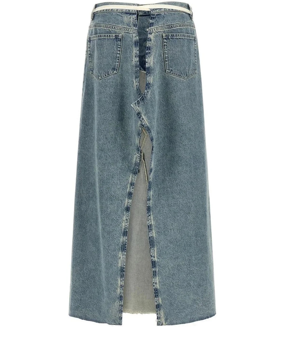 Maison Margiela Skirt in blue, Cotton — view 2