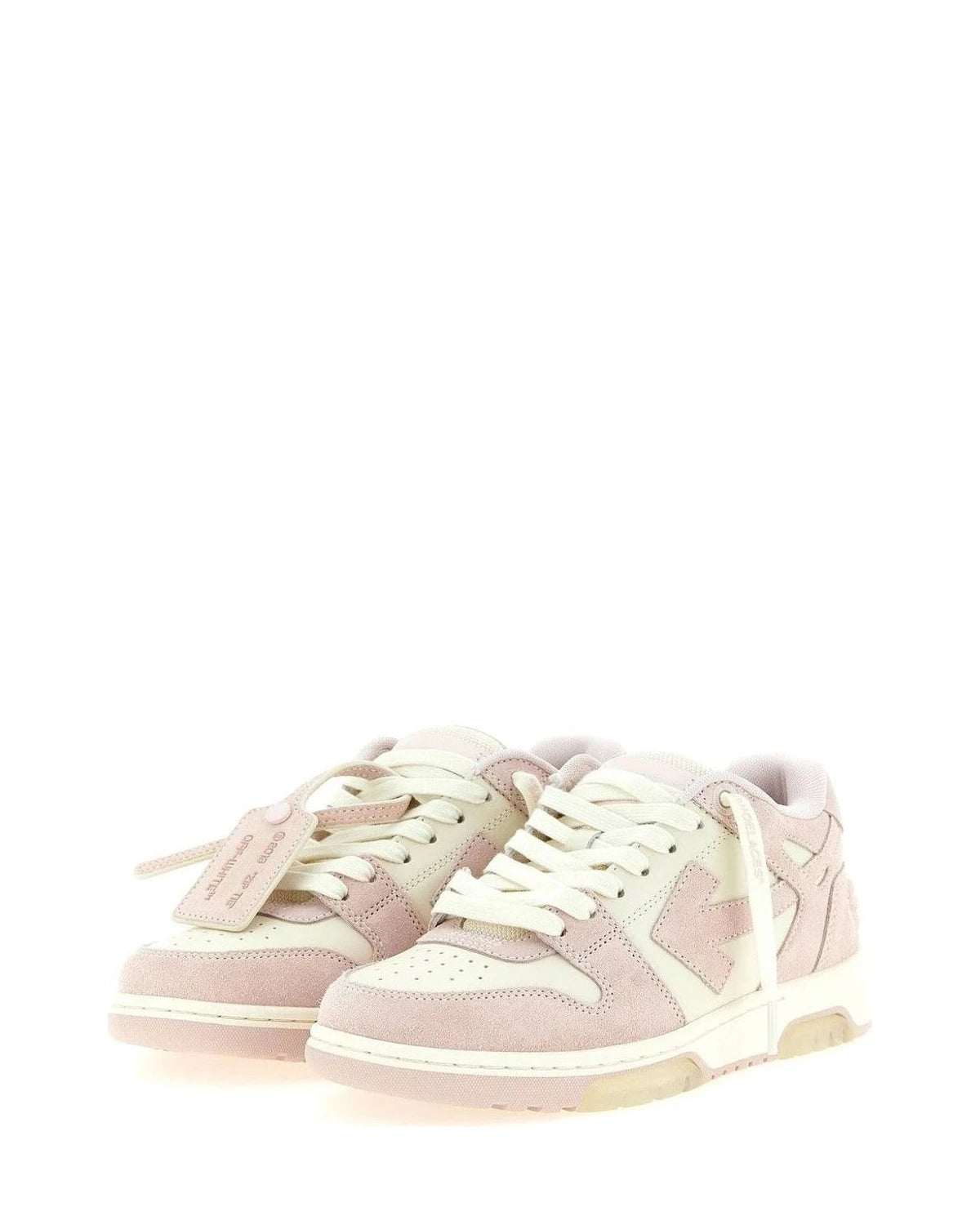 Off-White Sneakers in pink, Leather — view 2