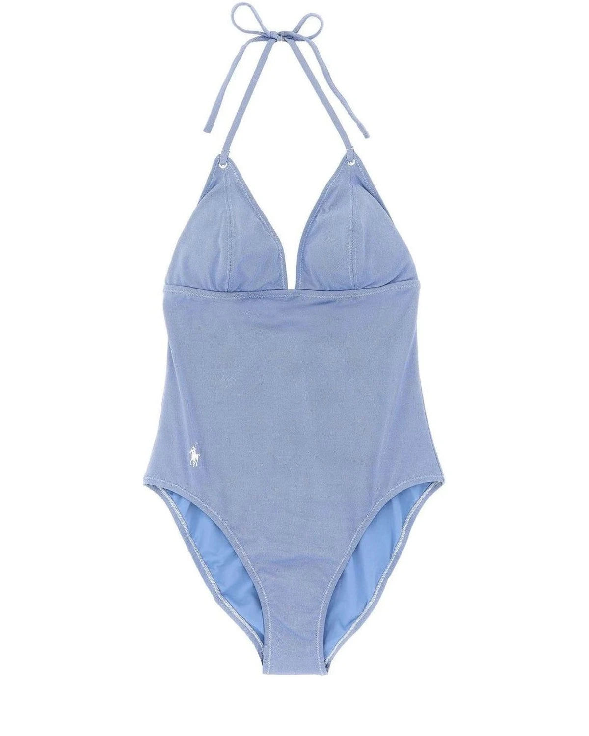 Polo Ralph Lauren One-Piece Swimsuit in blue, Nylon