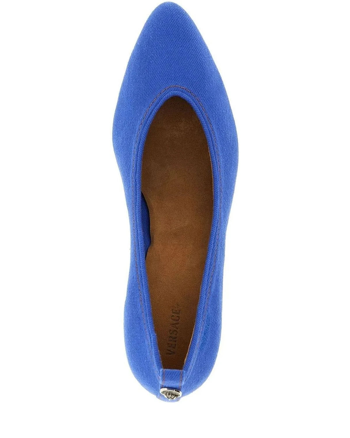 Versace Heels in blue, Cotton — view 4