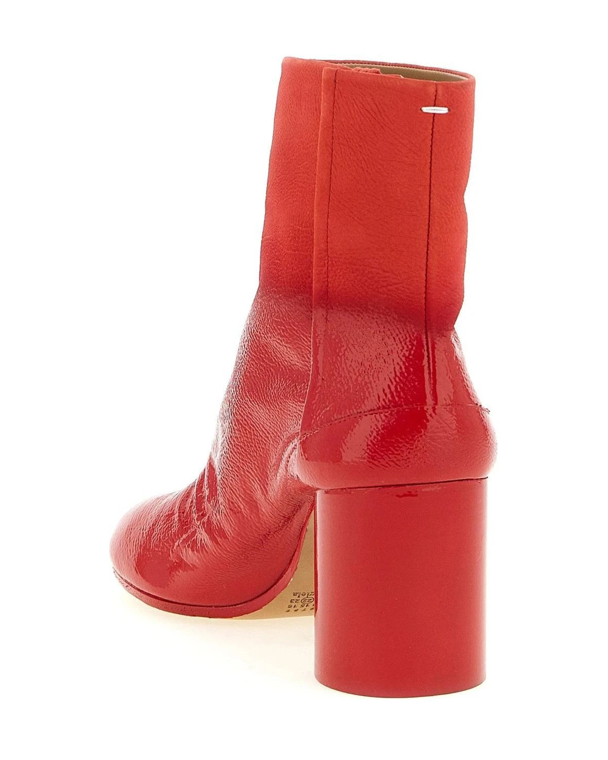 Maison Margiela Ankle Boots in red, Bovine Leather — view 3