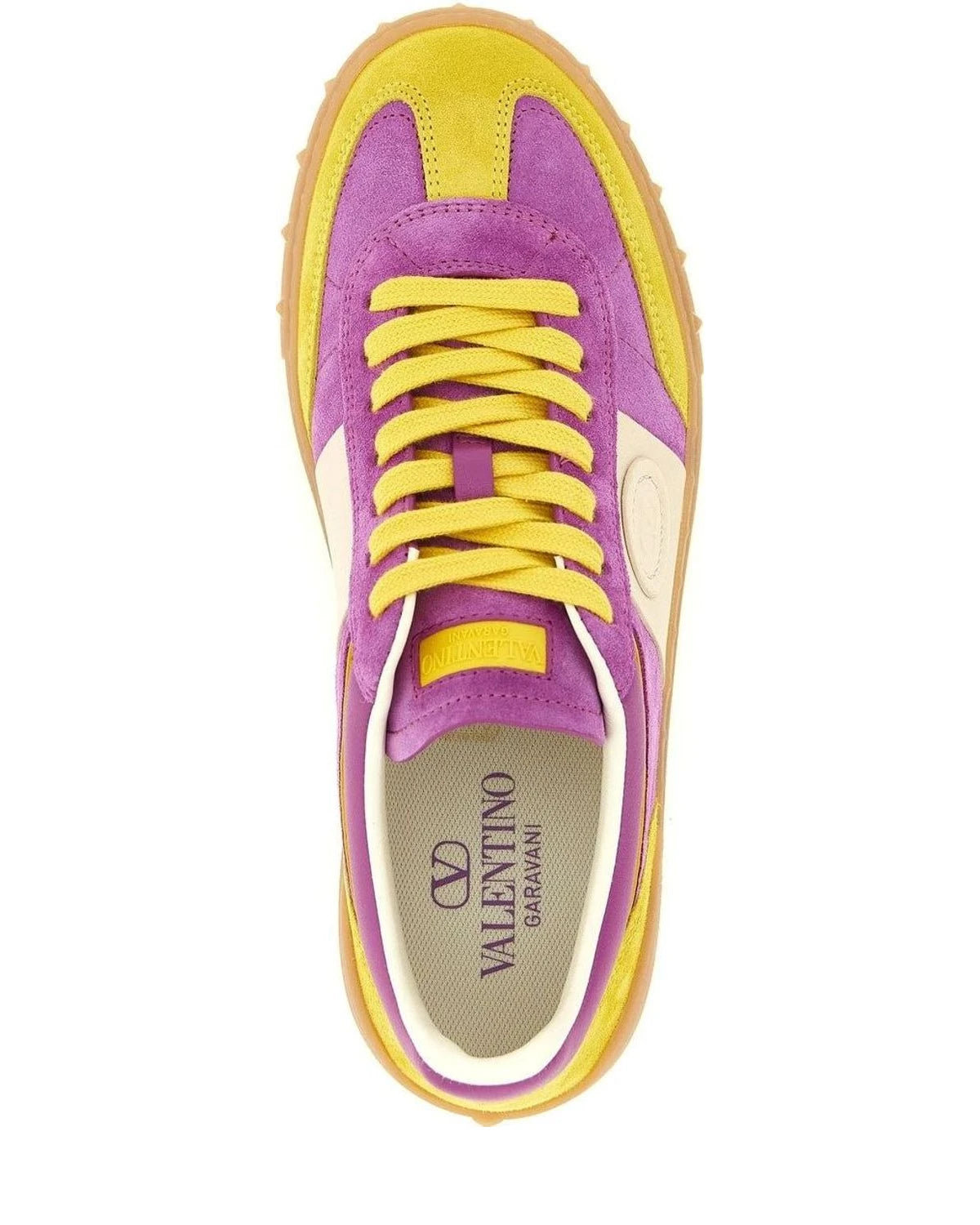 Valentino Garavani Sneakers in multicolor, Calfskin Leather — view 4