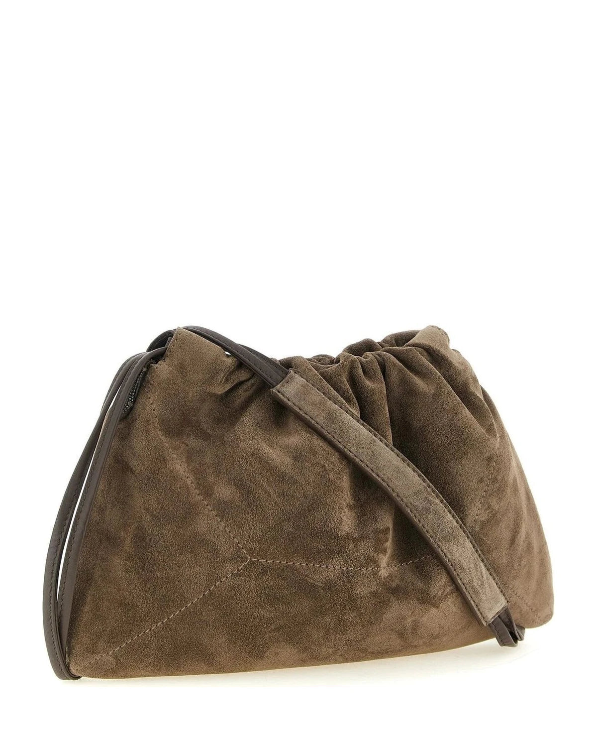 Brunello Cucinelli Bucket Bag in brown, Calfskin Leather — view 2