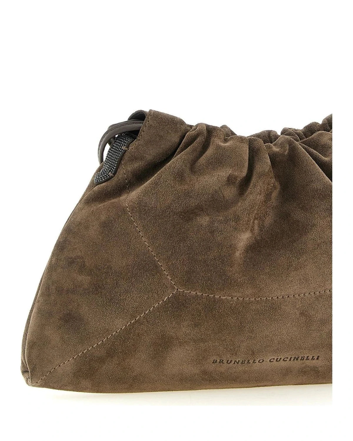 Brunello Cucinelli Bucket Bag in brown, Calfskin Leather — view 3