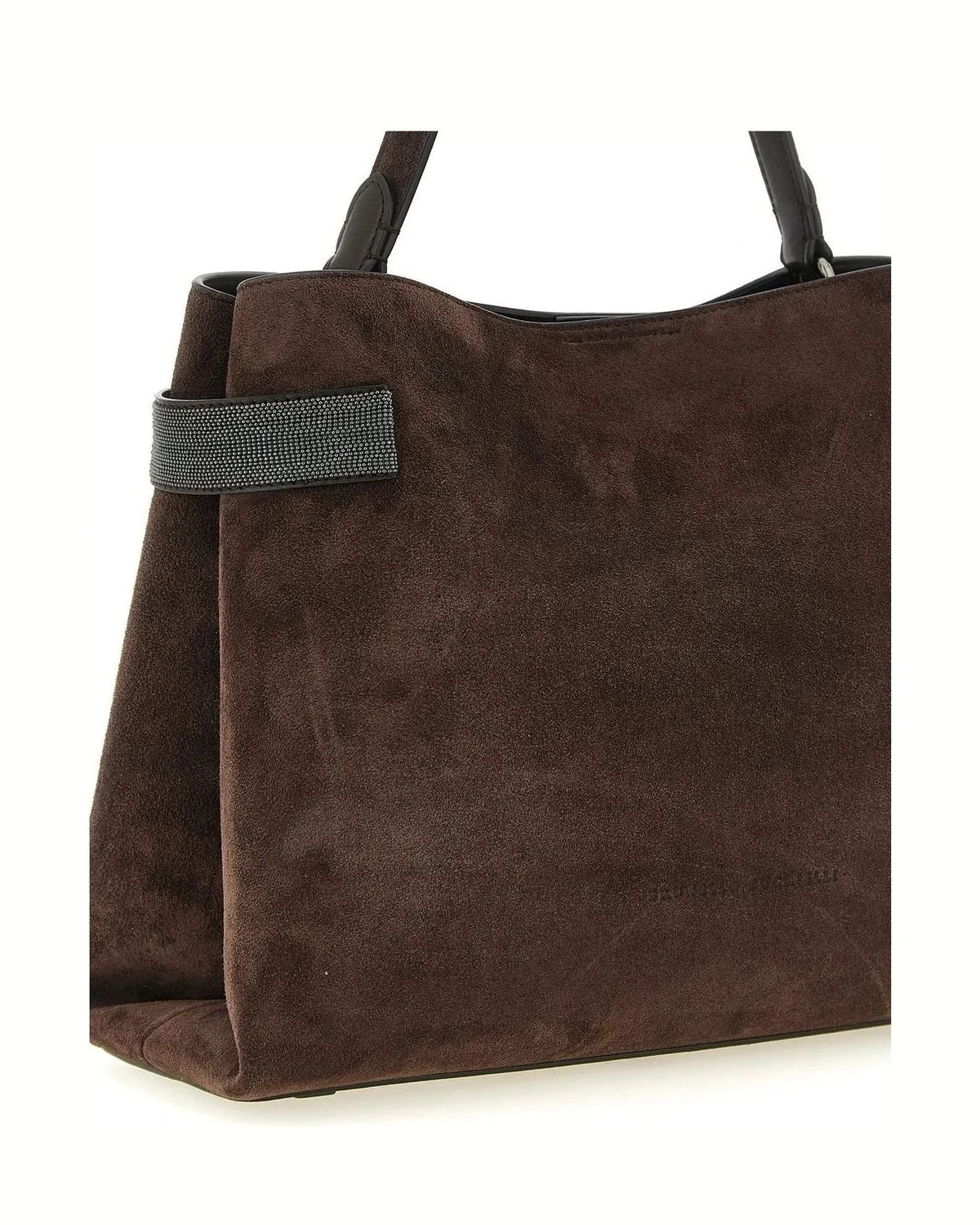 Brunello Cucinelli Shoulder Bag in brown, Calfskin Leather β view 3