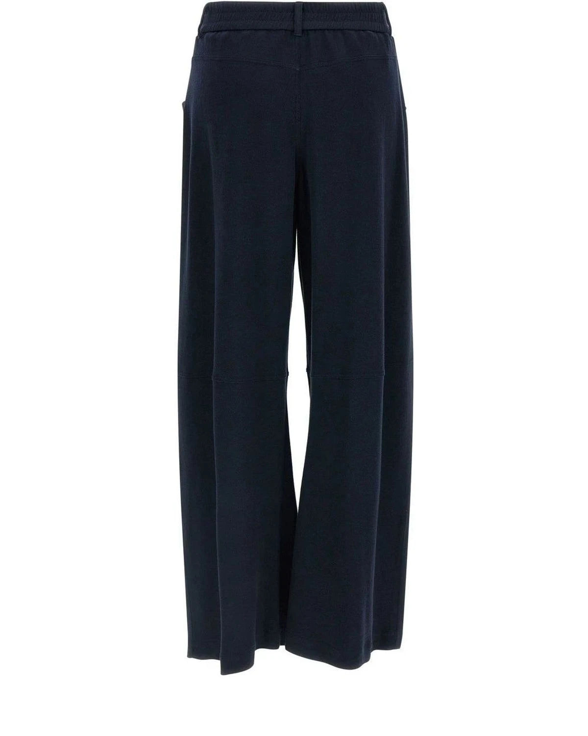 Brunello Cucinelli Palazzo Pant in blue, Cotton — view 2