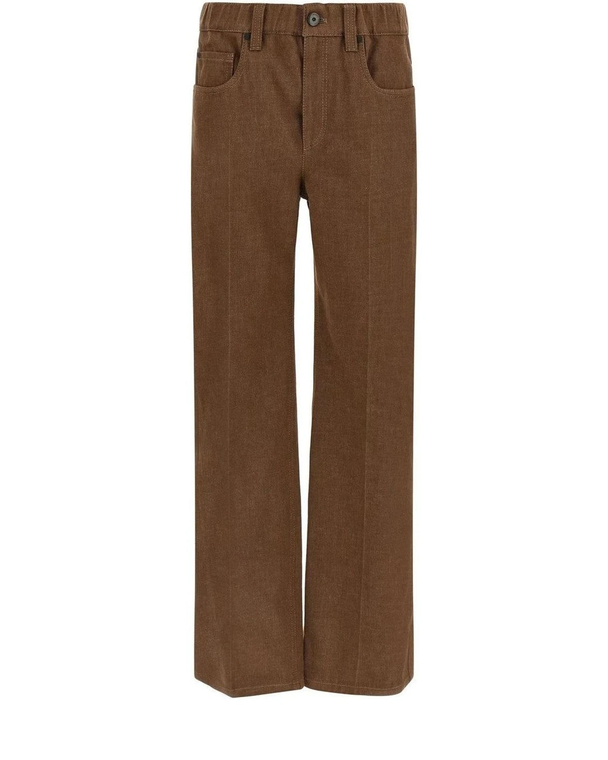 Brunello Cucinelli Jean in brown, Cotton