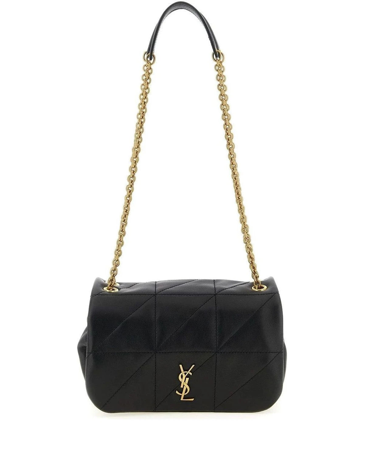 Saint Laurent Shoulder Bag in black, Lamb Leather