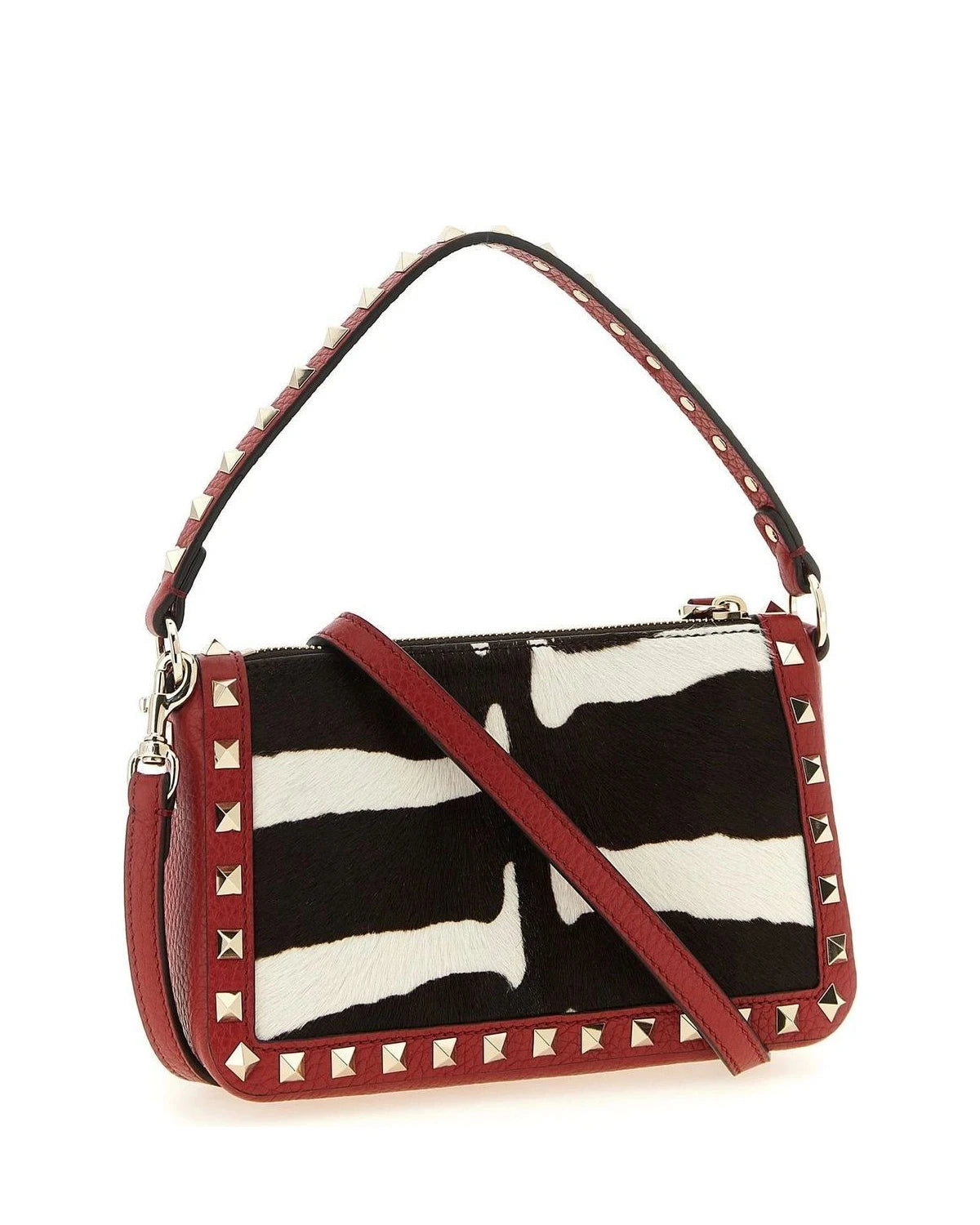Valentino Garavani Shoulder Bag in red, Calfskin Leather — view 2