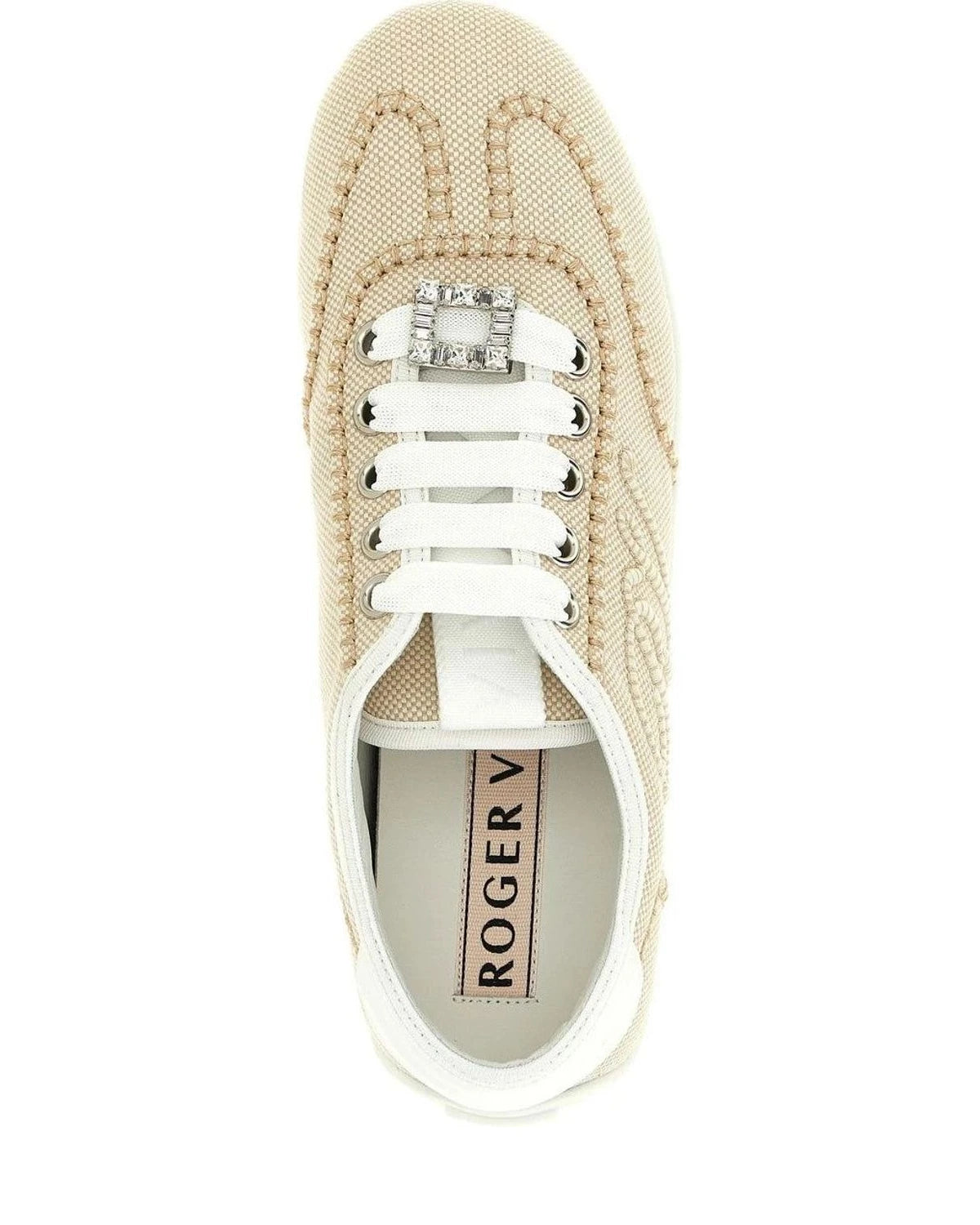 Roger Vivier Sneakers in beige, Polyamide — view 4