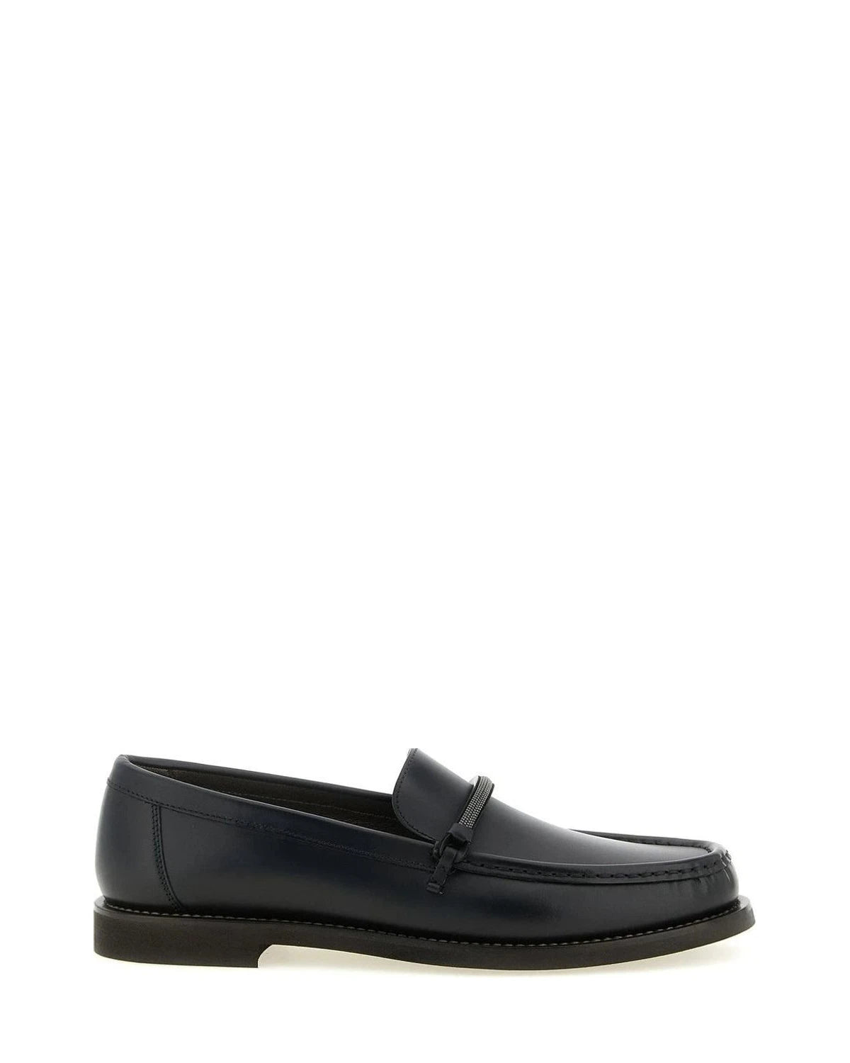 Brunello Cucinelli Loafers in black, Calfskin Leather