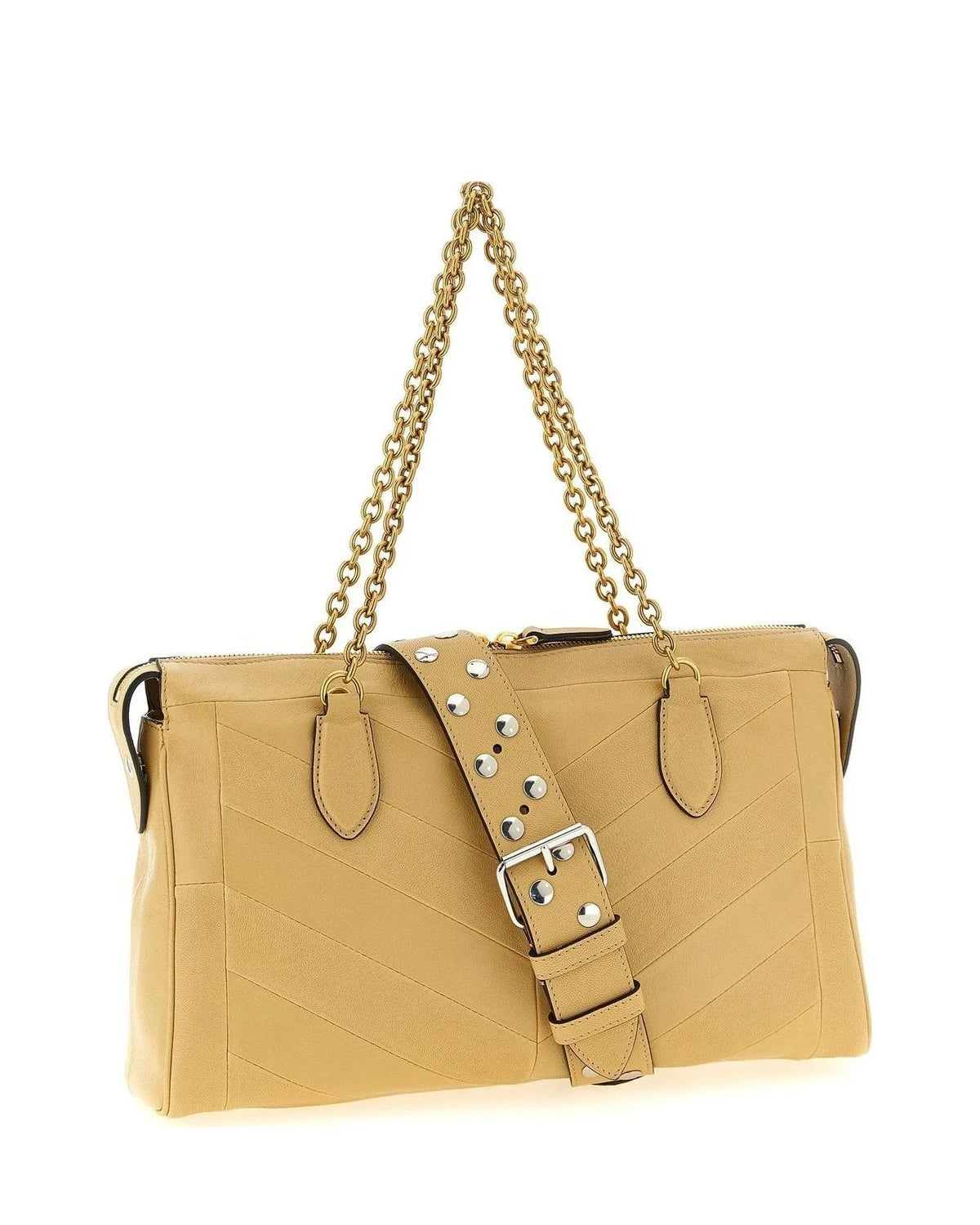 Valentino Garavani Shoulder Bag in beige, Lamb Leather โ view 2
