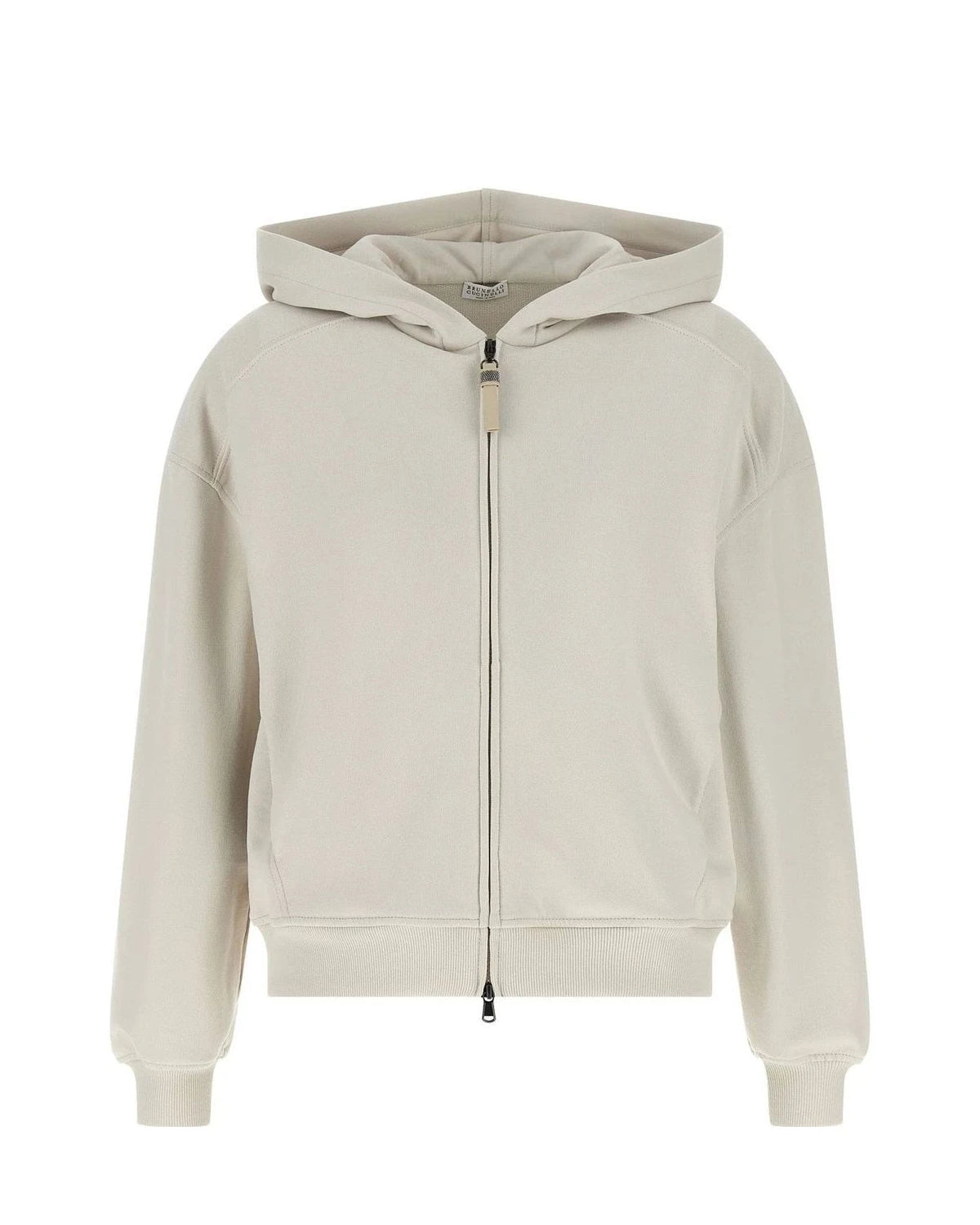 Brunello Cucinelli Hoodie in beige, Cotton