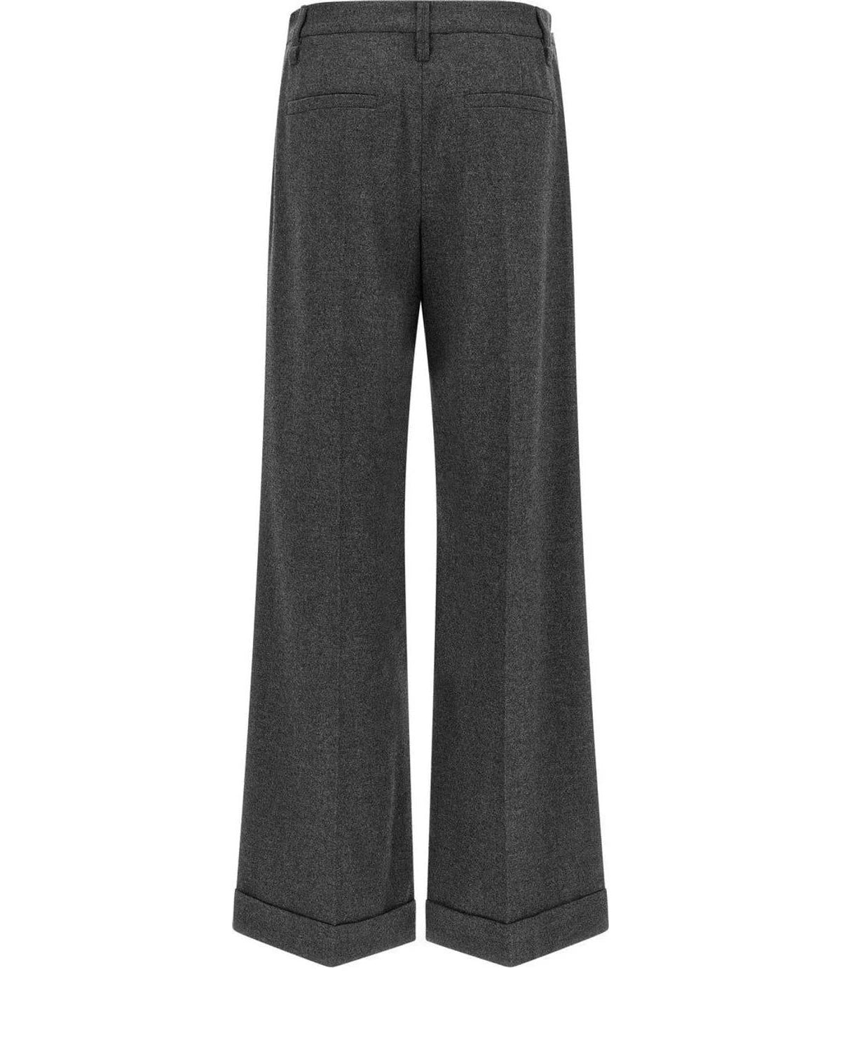 Brunello Cucinelli Trouser in gray, Virgin Wool — view 2