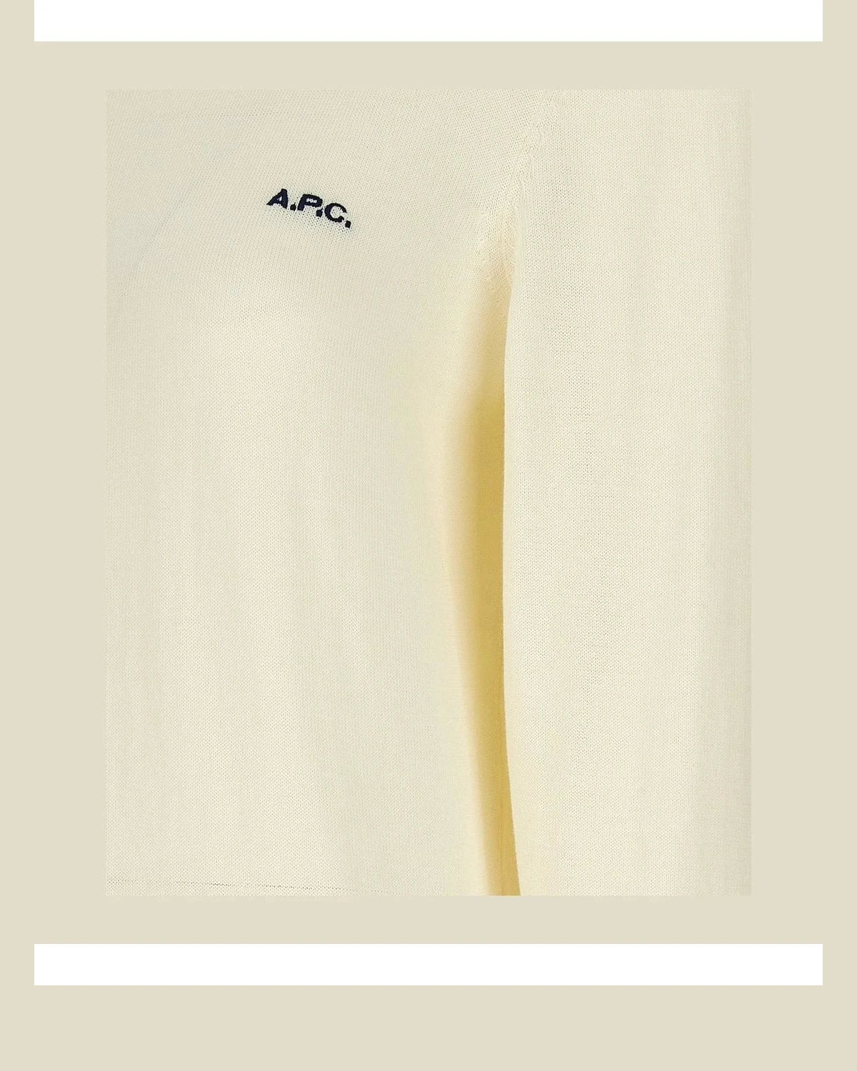A.P.C. Sweater in beige, Cotton — view 4