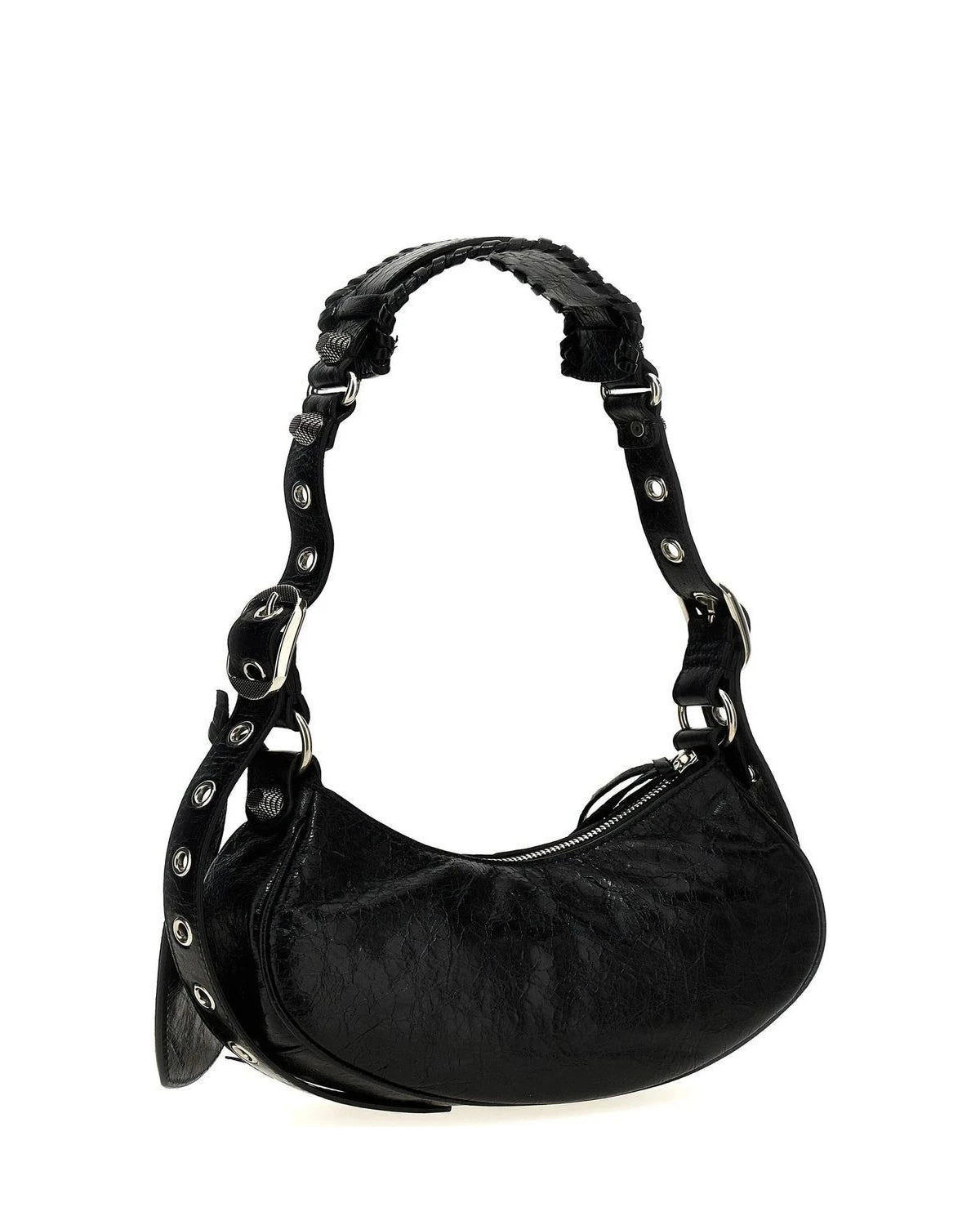 Balenciaga Cross Body Bag in black, Lamb Leather — view 2
