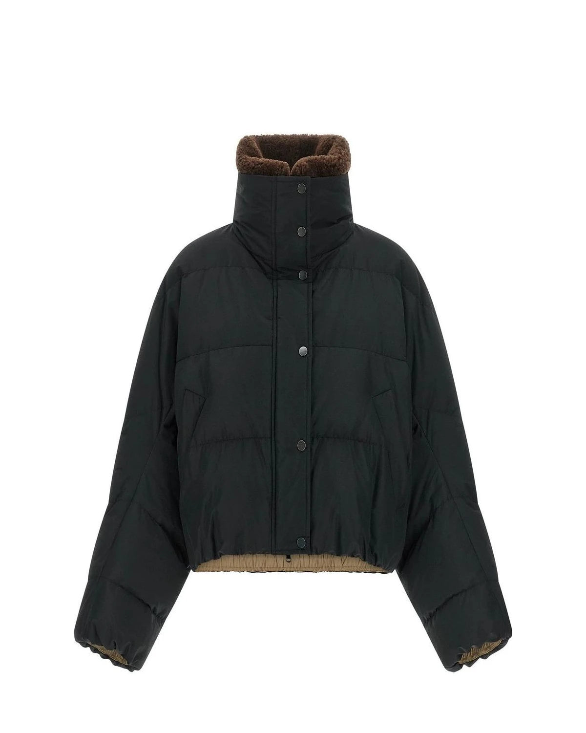 Brunello Cucinelli Puffer Jacket in black, Cotton