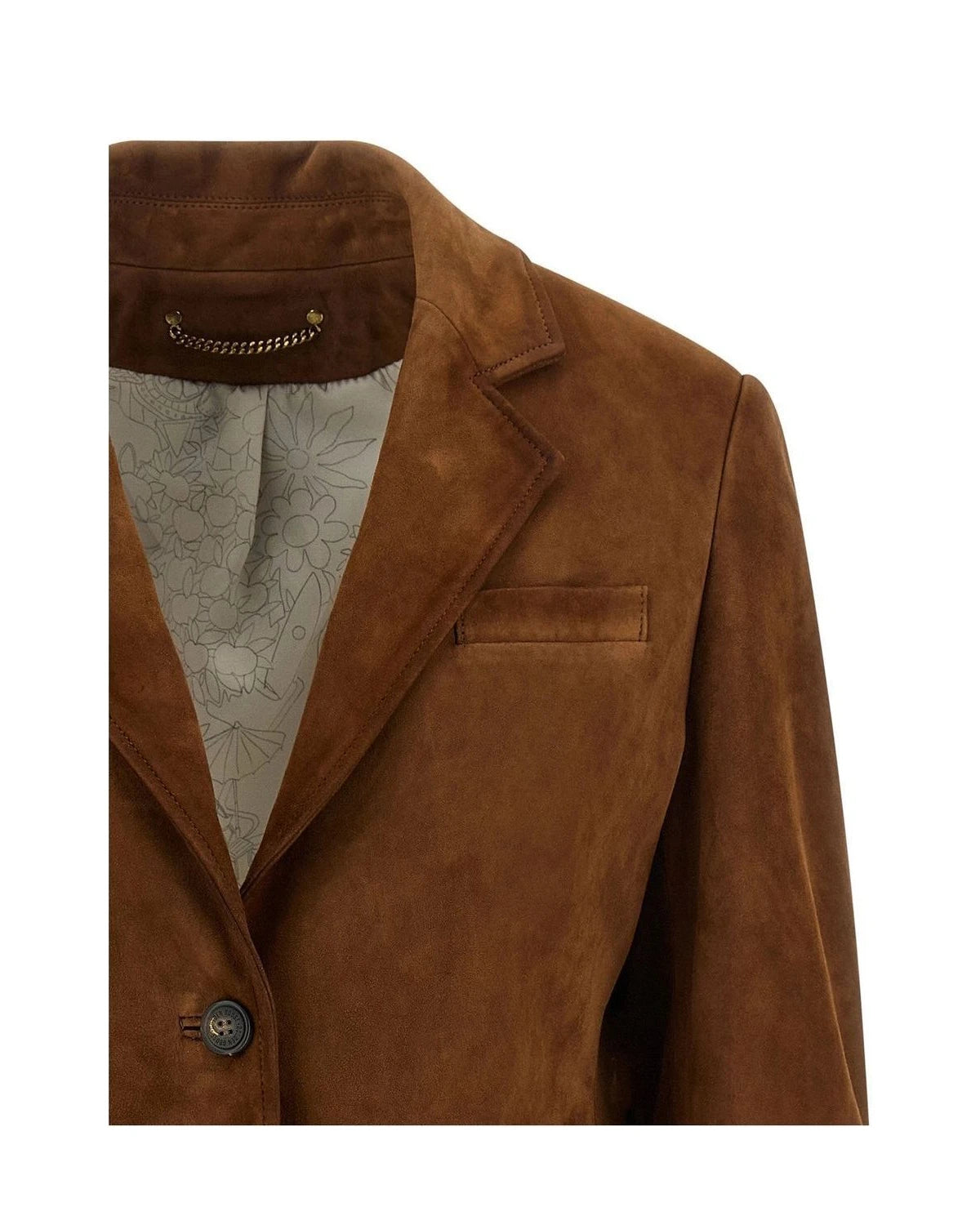Golden Goose Trucker Jacket in brown, Sheep Leather — view 3